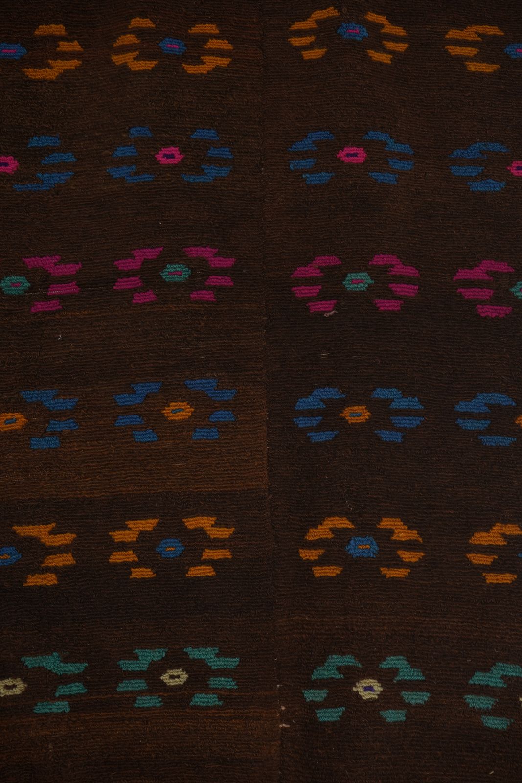 1970s Vintage Mohair Tulu Rug 3'9'' X 4'6'' photo 700.0
