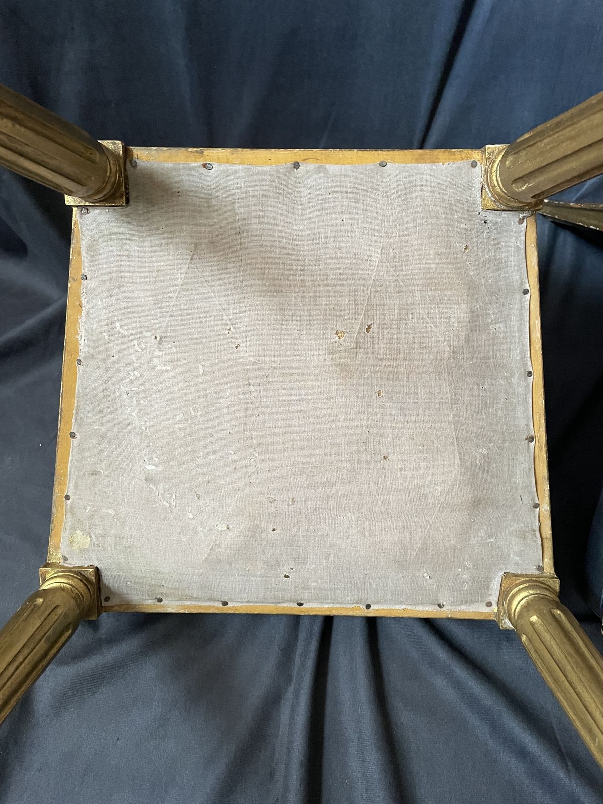 A ‘Pair’ Of Pretty Louis XVI Small Giltwood Chairs. photo 500.0