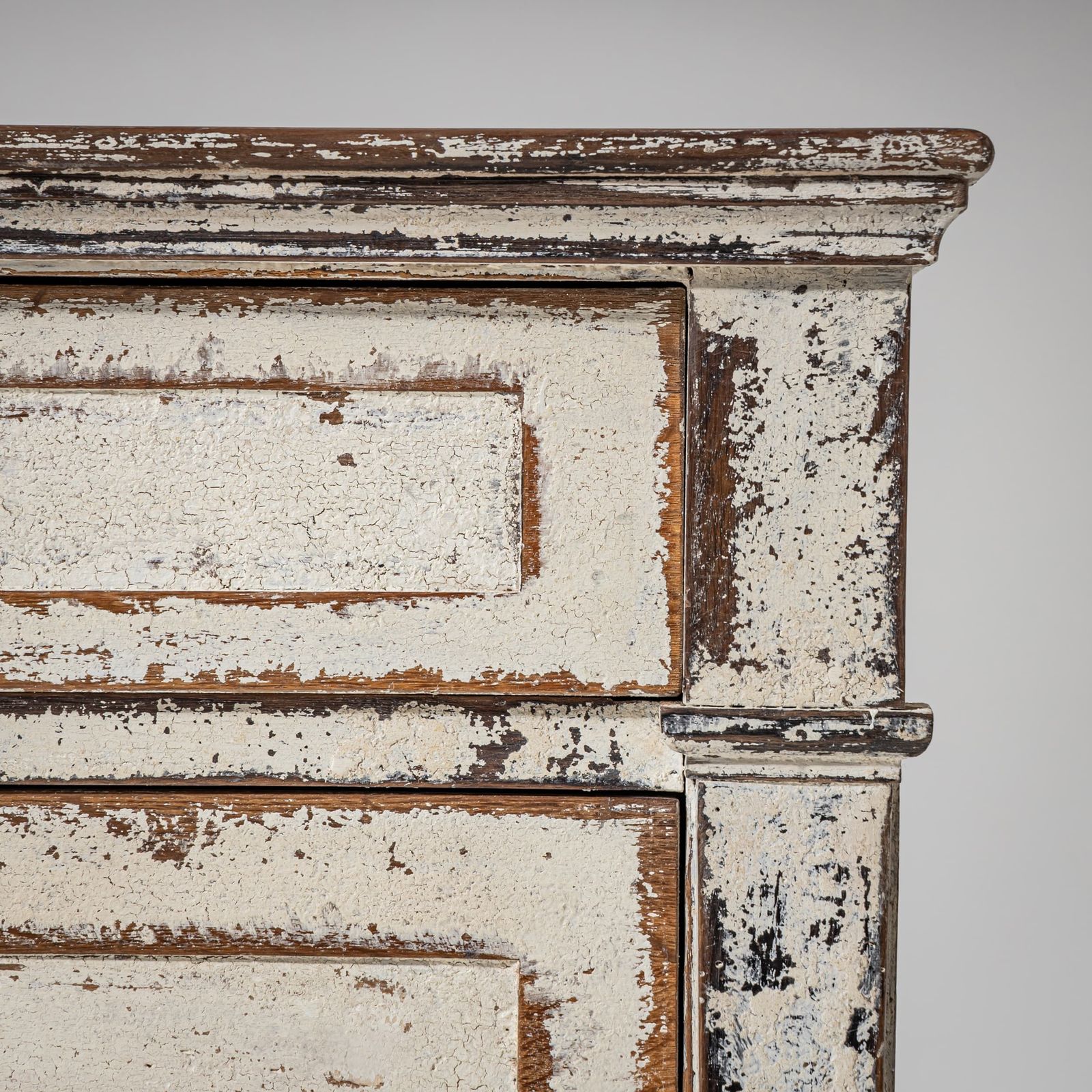 White Painted Biedermeier Chest Of Drawers, Circa 1825 photo vinterior