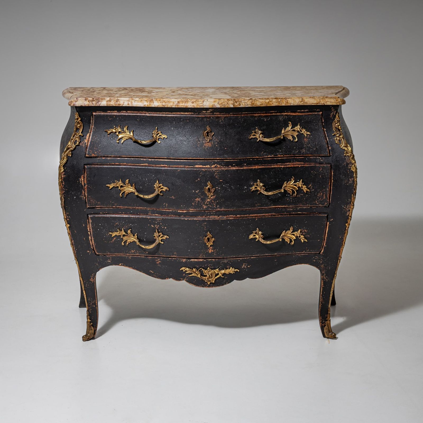Baroque Style Chest Of Drawers, Circa 1900