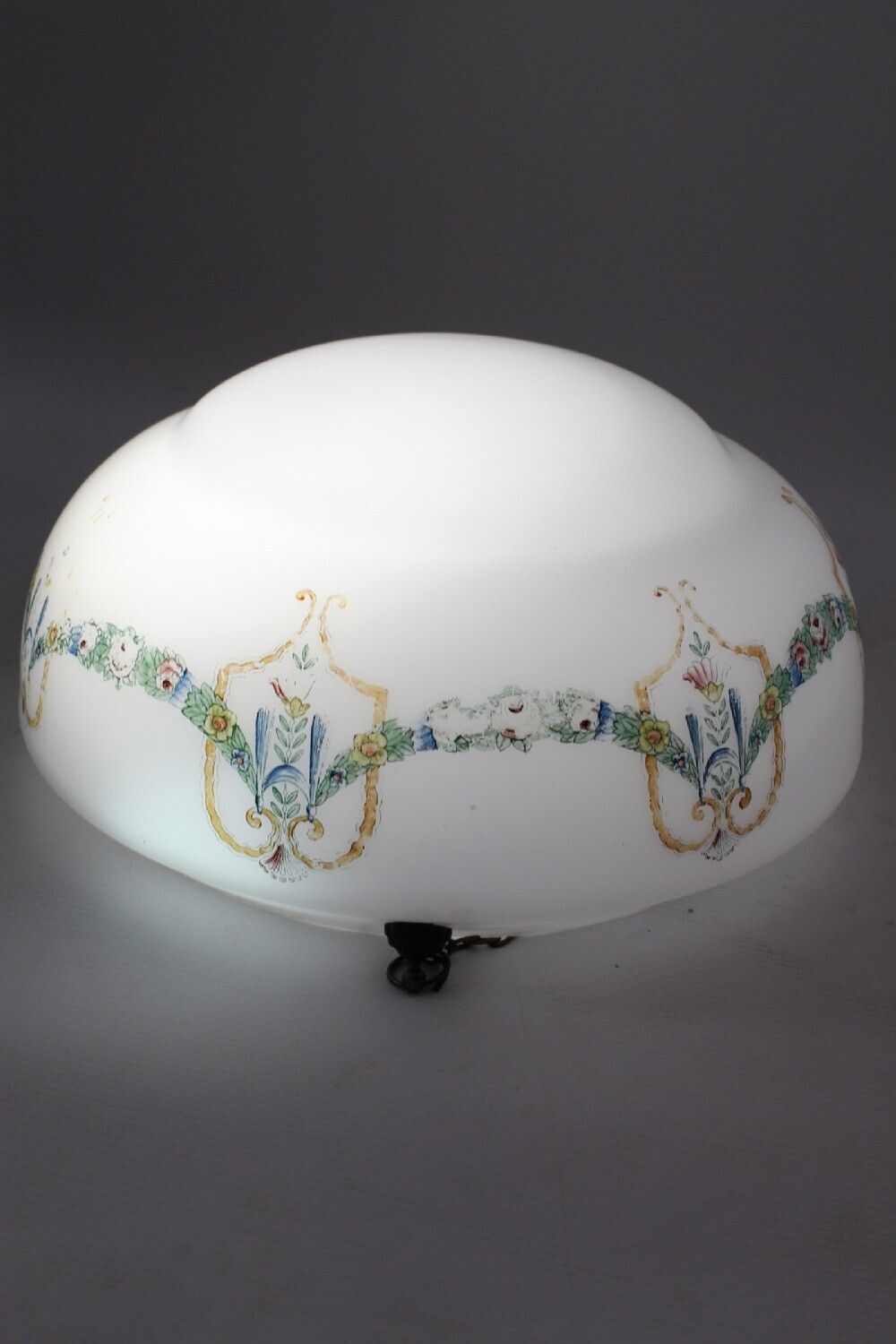 Lighting Neo Classical Painted Glass Plafonnier Light Shade photo