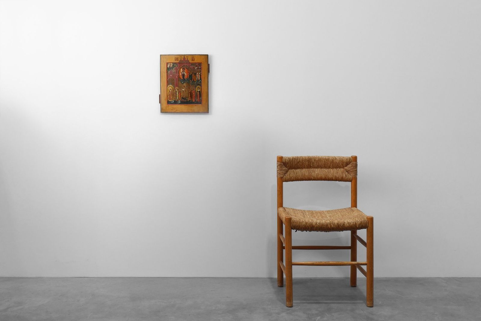 Icon Depicting Intercession Of The Theotokos, 1900, Tempera On Wood photo furniture