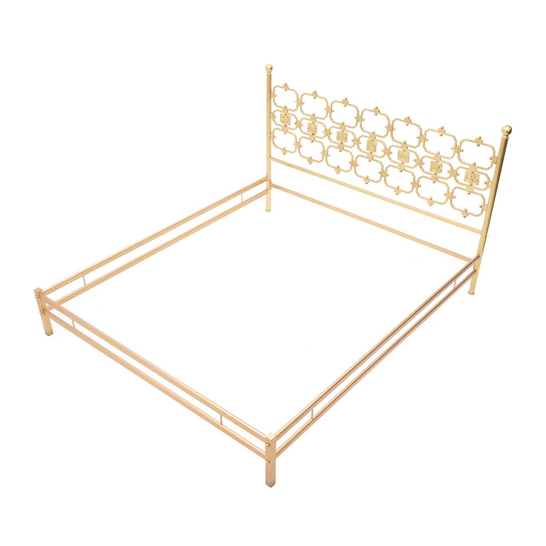 photo furniture Brass Headboard By Luciano Frigerio, 1970s