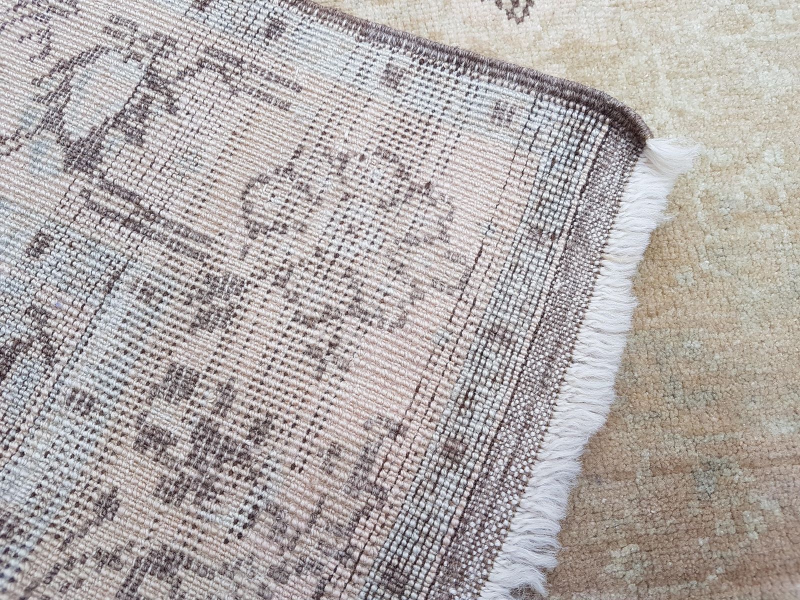 650.0 Faded Turkish Karapinar Rug 52'' X 86'' photo