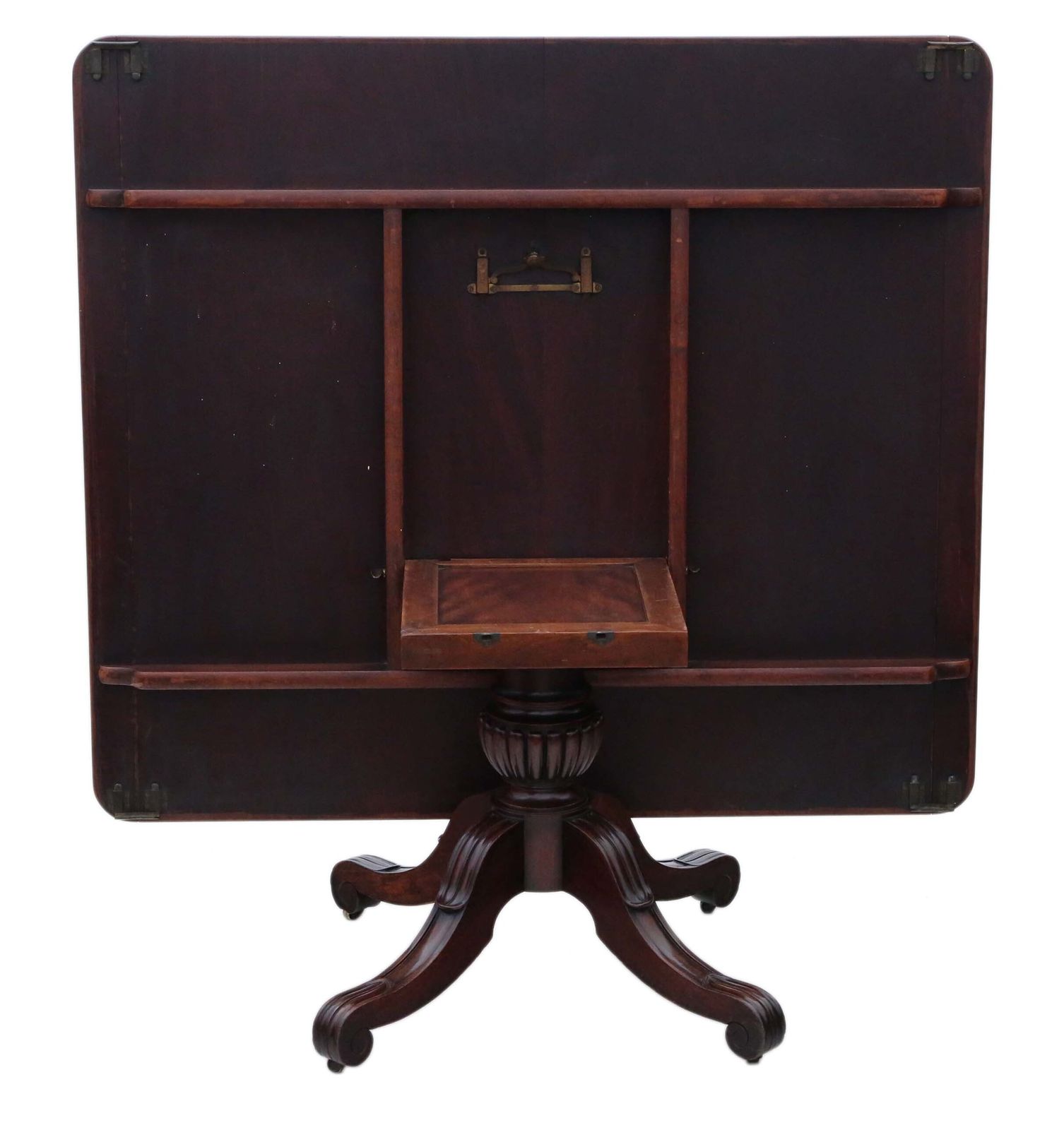 photo furniture Antique 19th Century Large Cuban Mahogany Dining Table By James Mein  Fine Quality