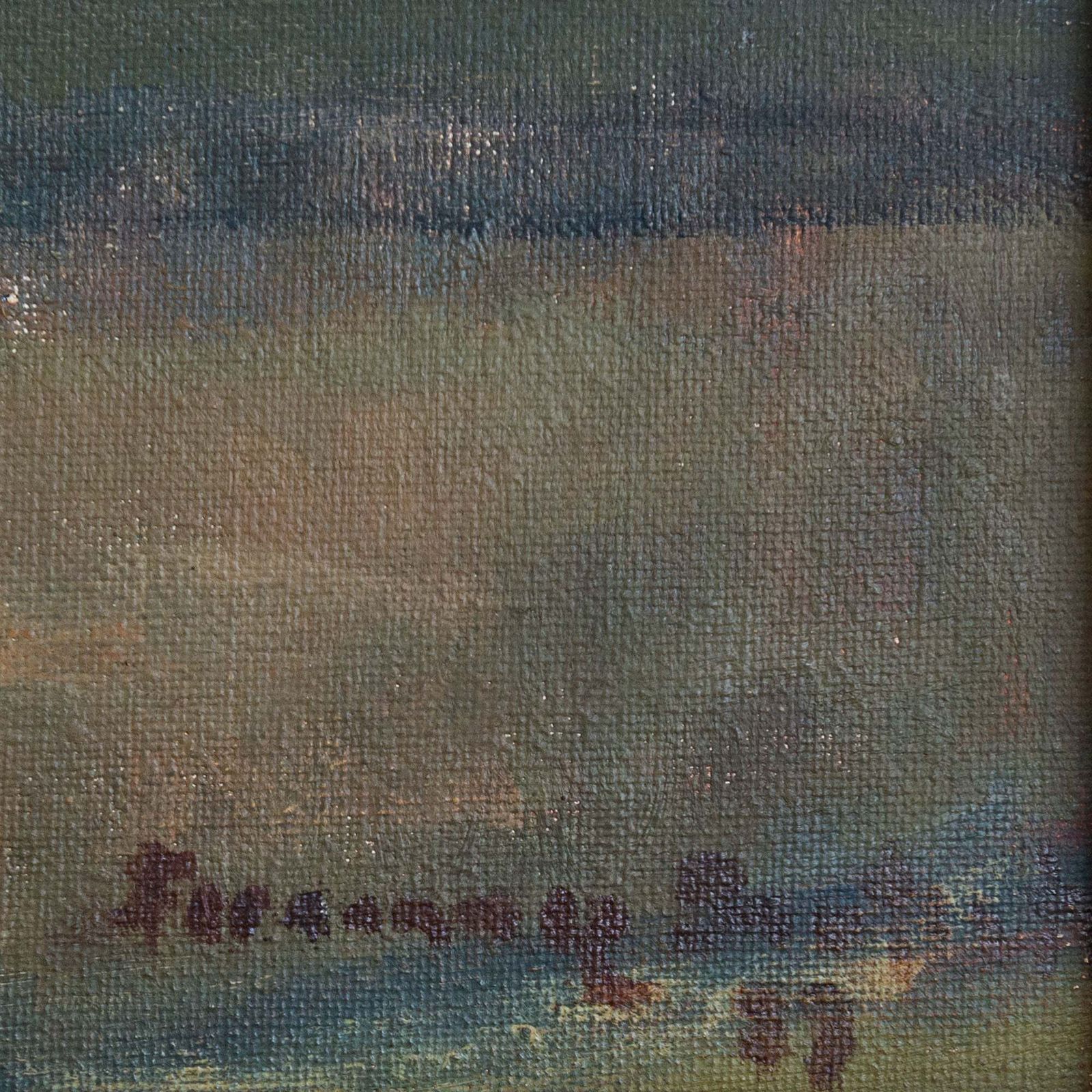 Plaça Reial (Royal Square) Barcelona   Impressionist Oil On Canvas   Signed photo buy