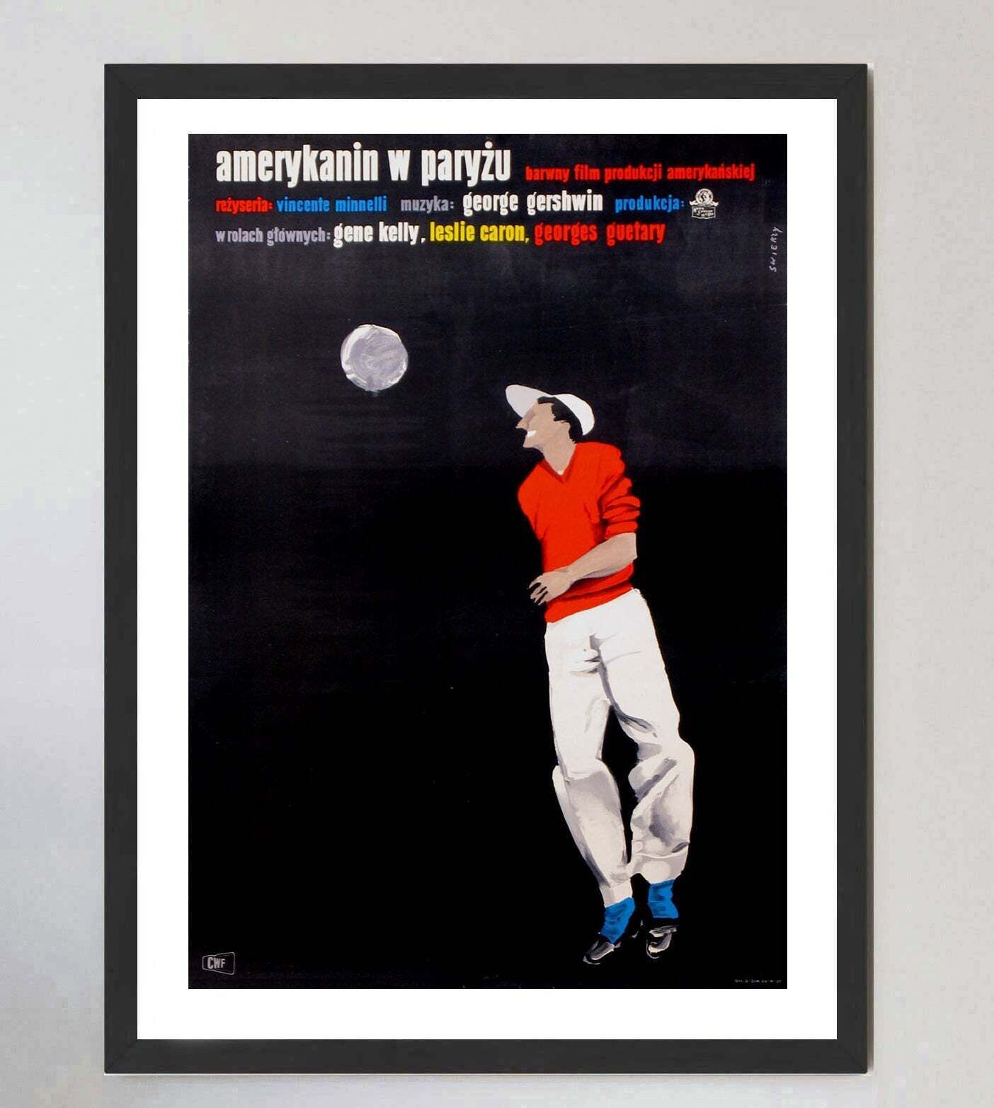 An American In Paris (Polish), Original Vintage Poster photo furniture