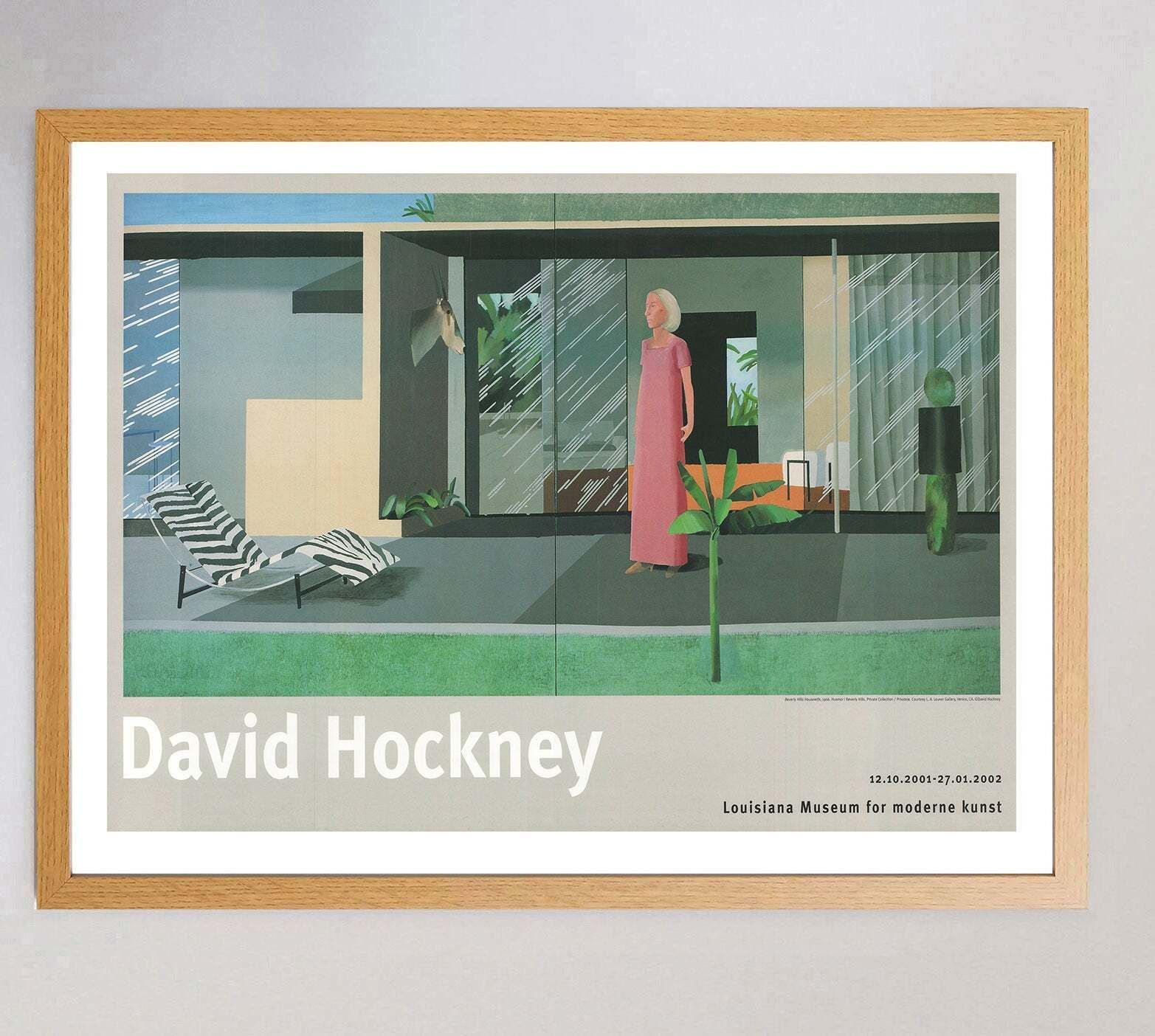 David Hockney   Beverly Hills Housewife   Louisiana ,  " Original Vintage Poster" photo Art