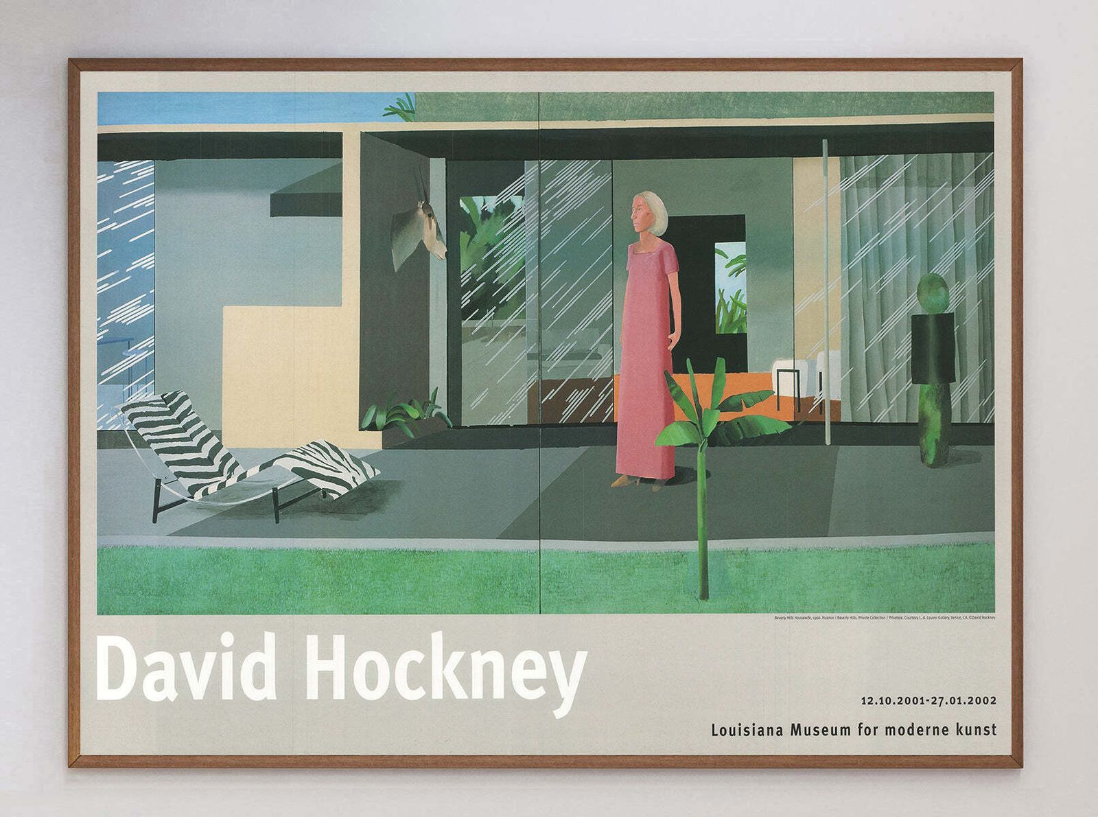 David Hockney   Beverly Hills Housewife   Louisiana ,  " Original Vintage Poster" photo 500.0