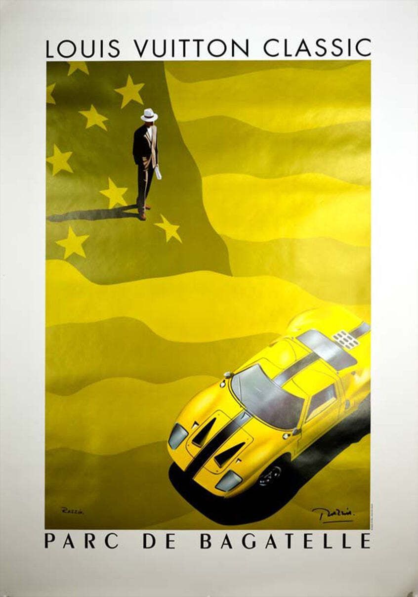 Louis Vuitton Bagatelle 2002   Razzia Original Vintage Poster