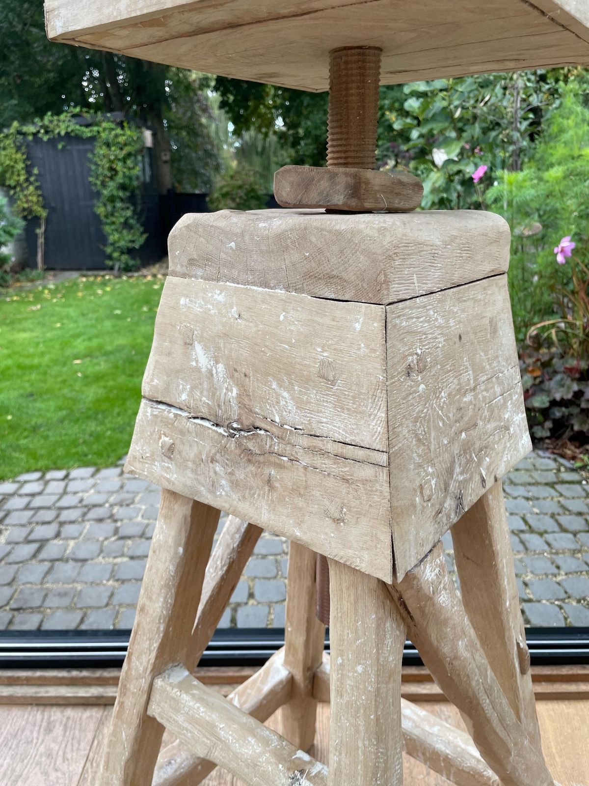 Sculpture Stand Sculptor’s Trestle Plant Stand photo for sale