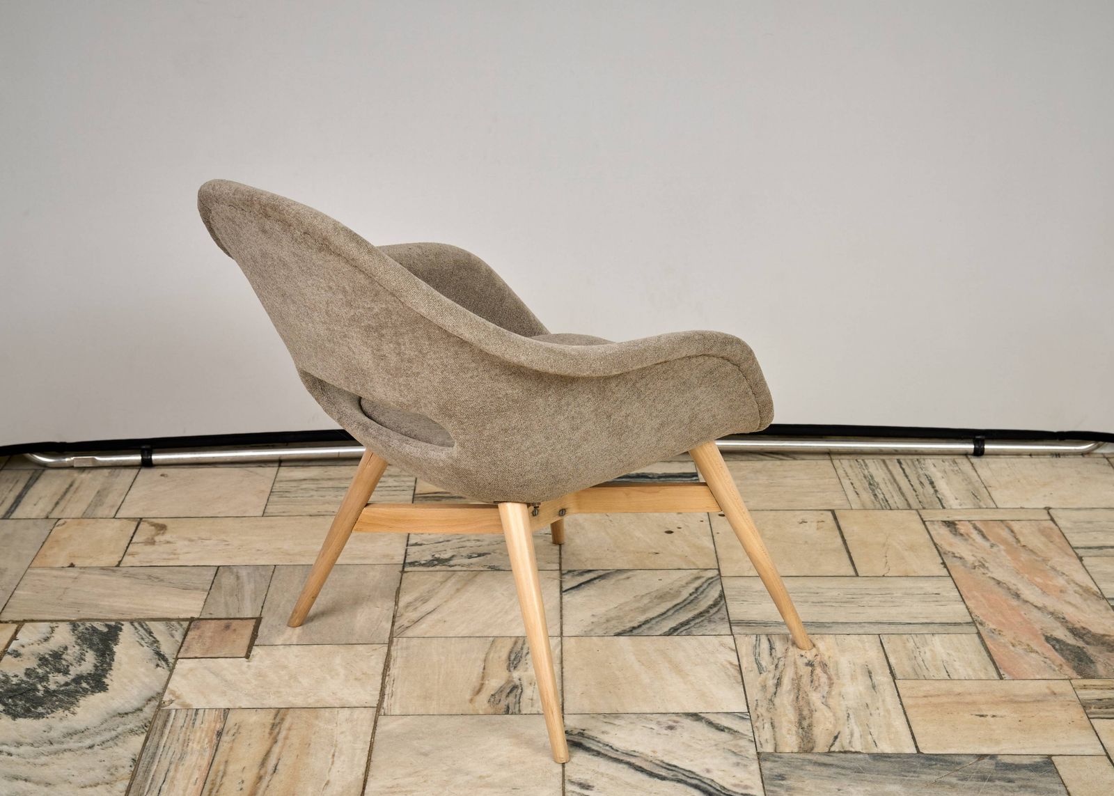 Shell Lounge Chair By Miroslav Navratil, 1960s, Czechoslovakia photo vinterior