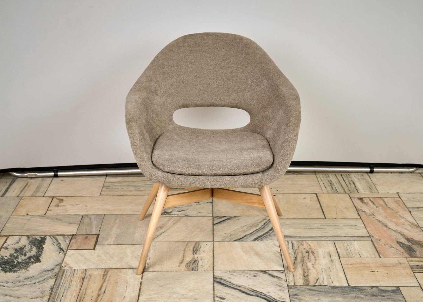 photo vinterior Shell Lounge Chair By Miroslav Navratil, 1960s, Czechoslovakia