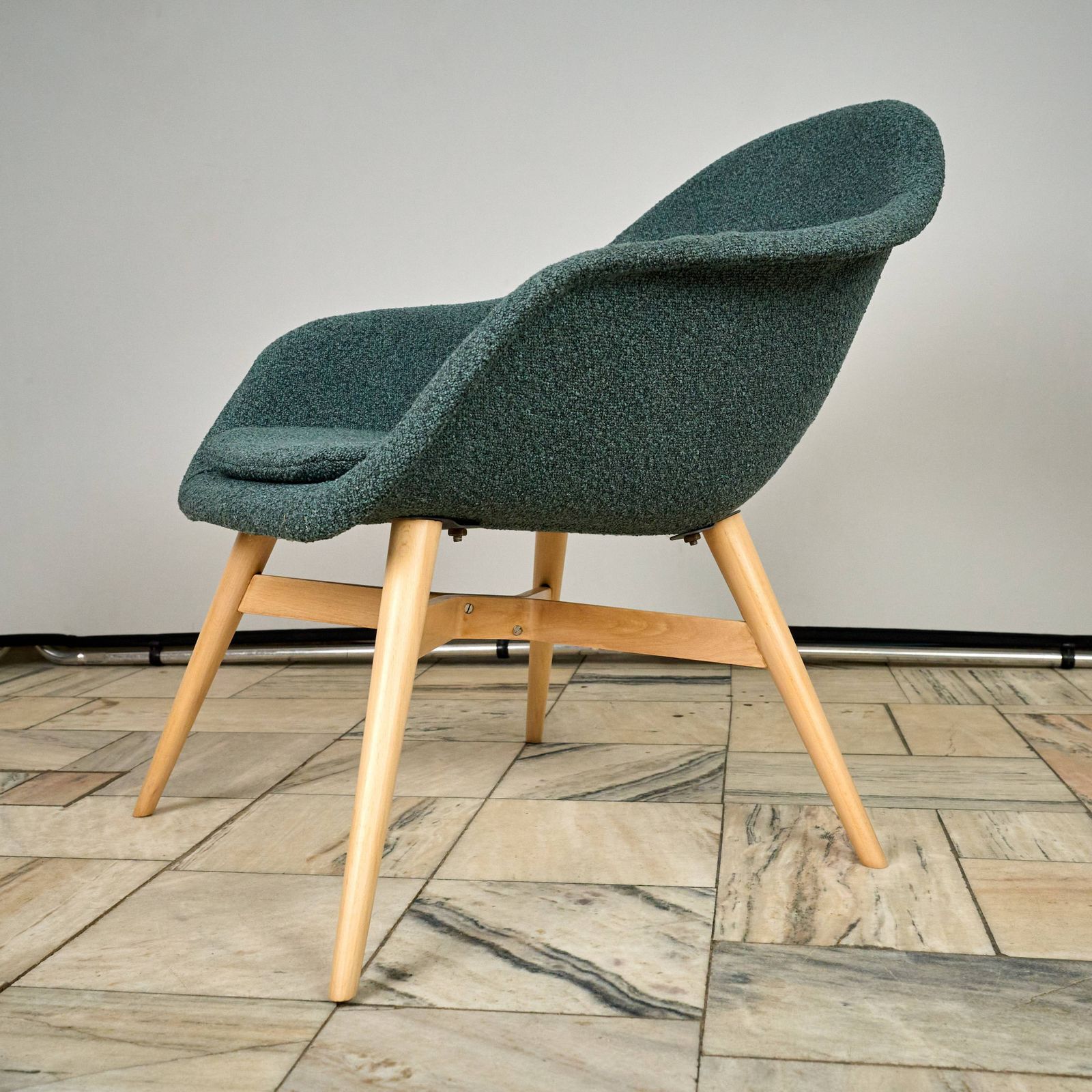 photo for sale Shell Lounge Chair By Miroslav Navratil, 1960s, Czechoslovakia