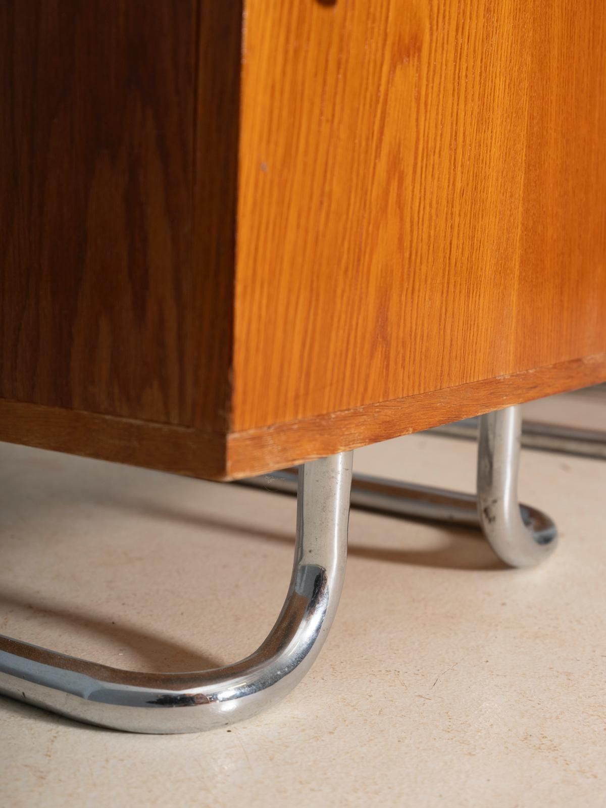 Pair Of Chromed Nightstands, Vichr & Spol, 1950s, Czechoslovakia £1,107.00 photo buy