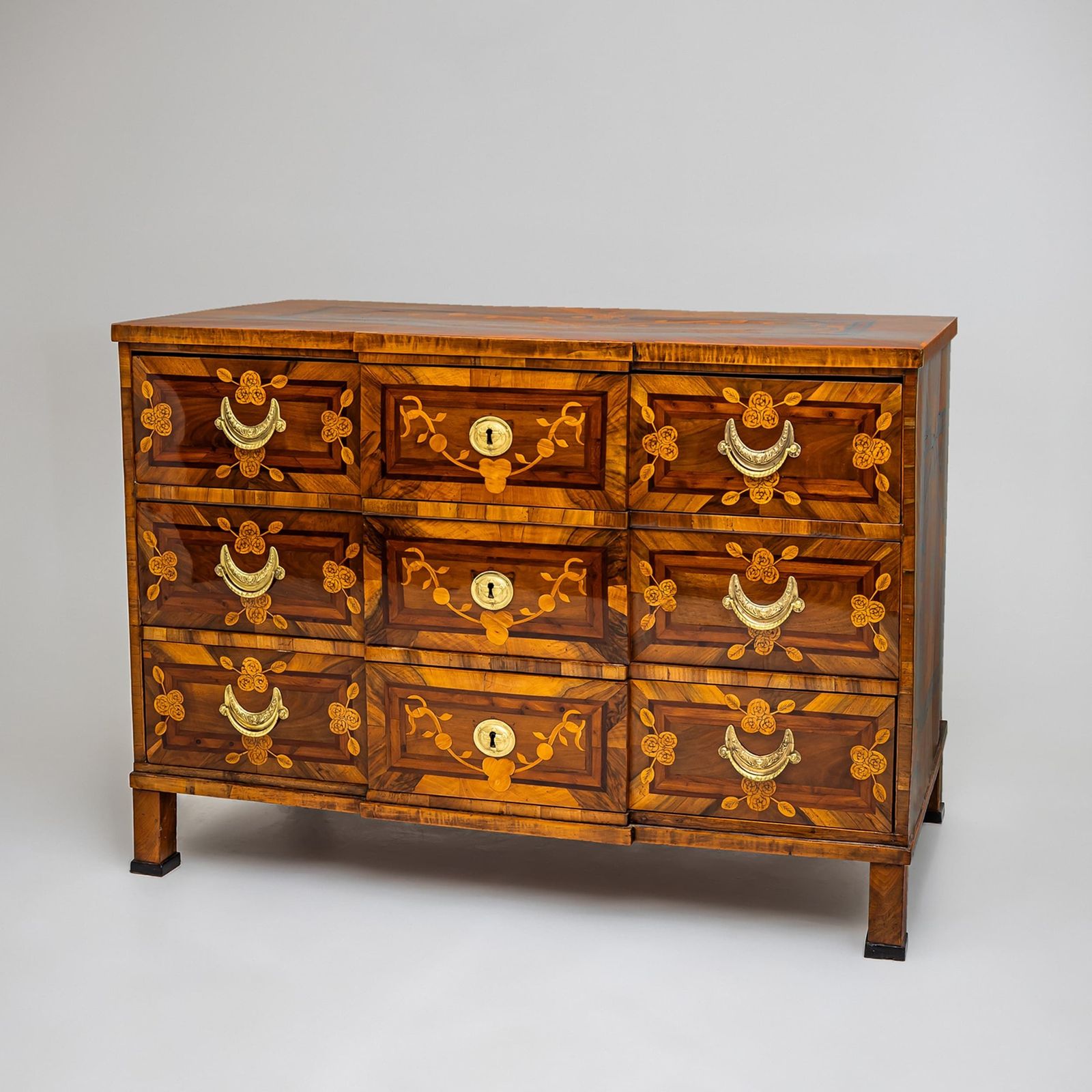 Louis Seize Marquetry Chest Of Drawers Late 18th Century photo Furniture