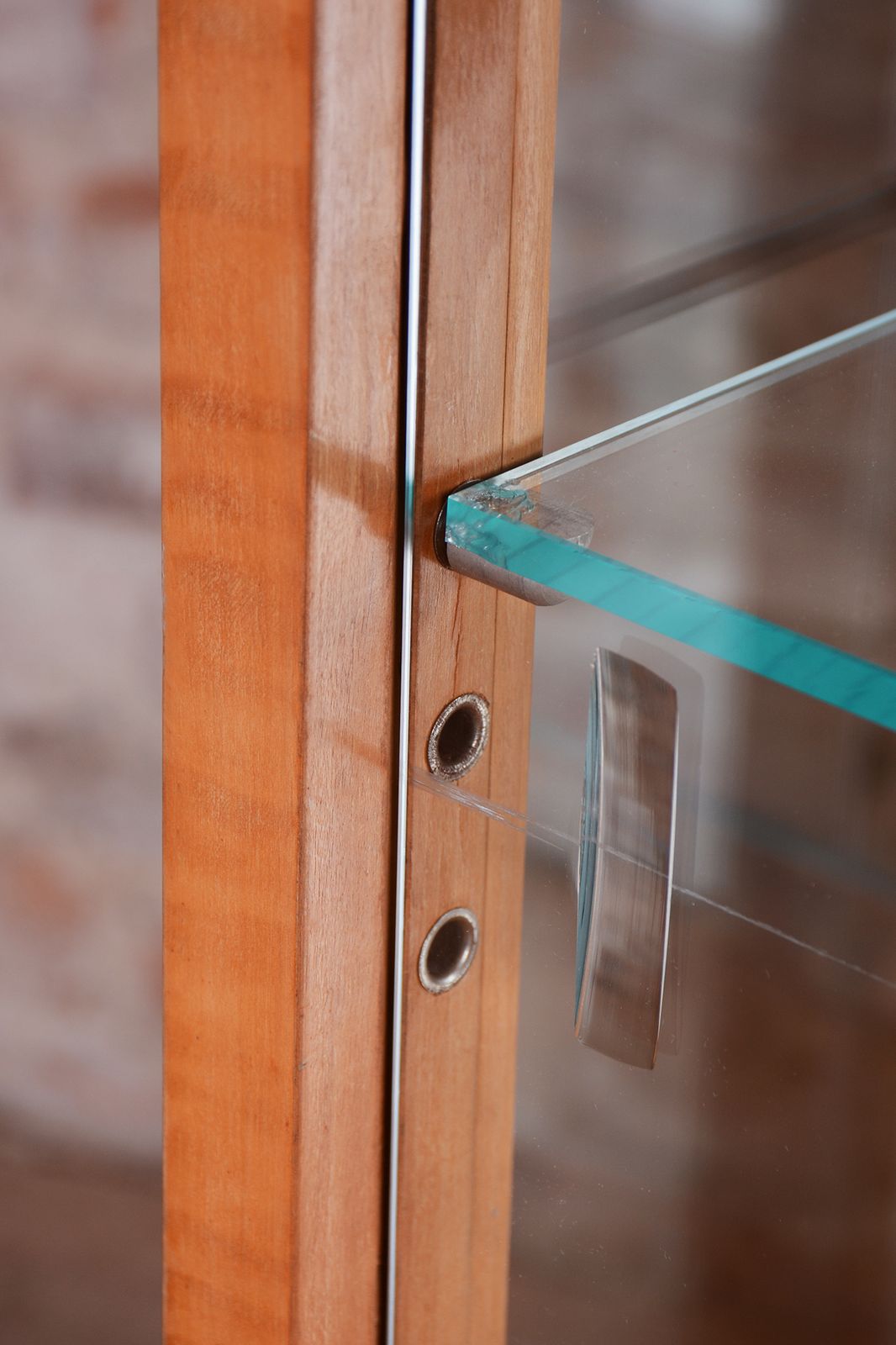 Pair Of Restored Art Deco Display Cabinets, Maple, Glass, Mirror, Czech, 1930s photo 6250.0