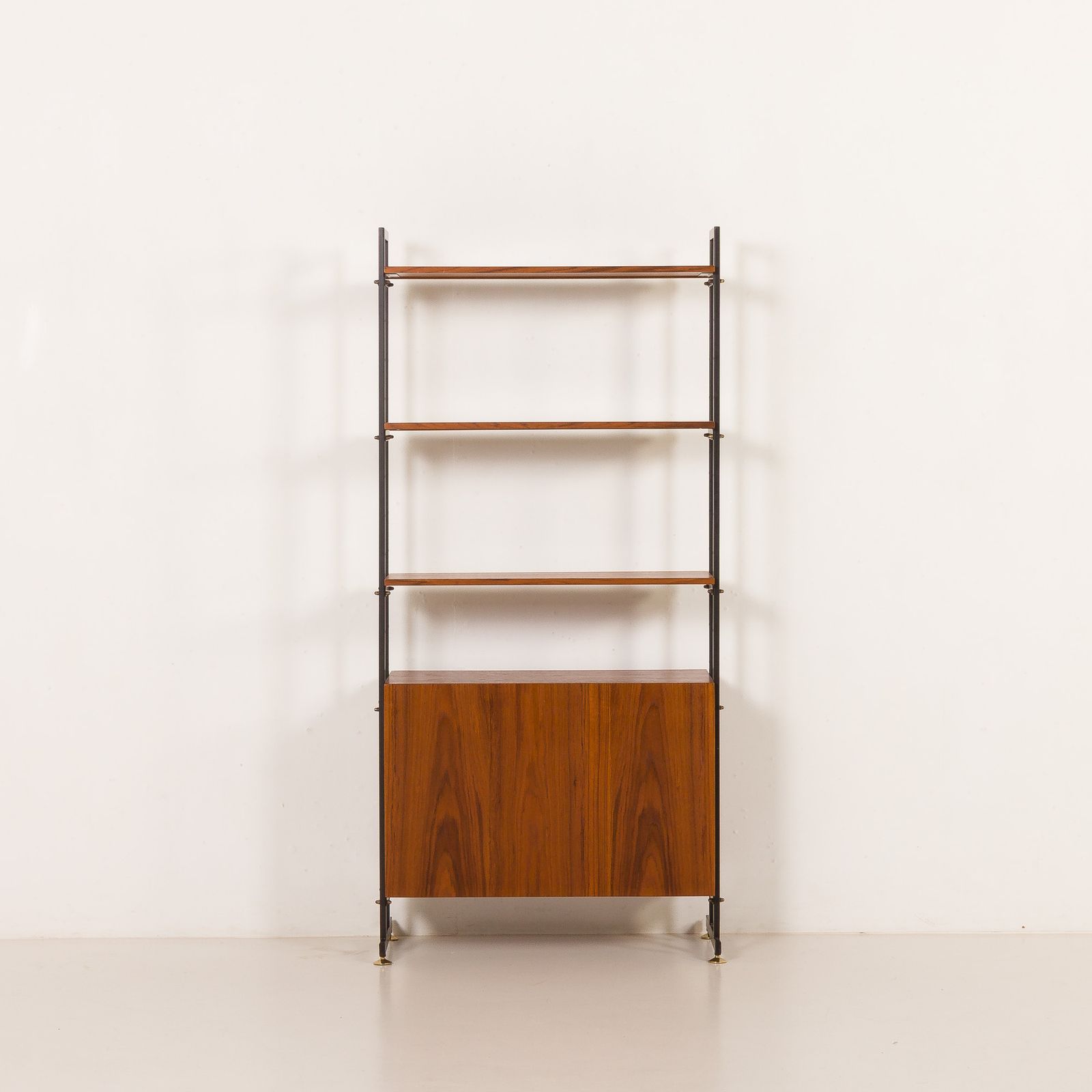 Mid Century Free Standing Vinyl Records Wall Unit, Italy 1970s. photo 1156.0