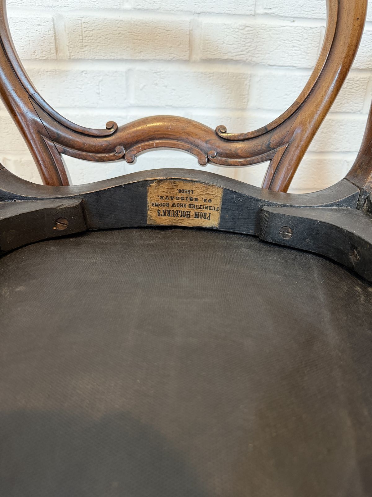 photo for sale Late 19th – Early 20th Century Set Of 4 Balloon Back Chairs