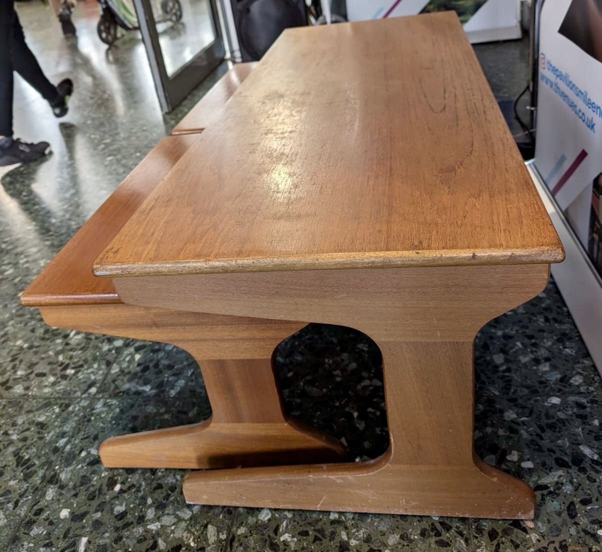 Retro Midcentury Portwood Nest Of 3 Tables photo furniture