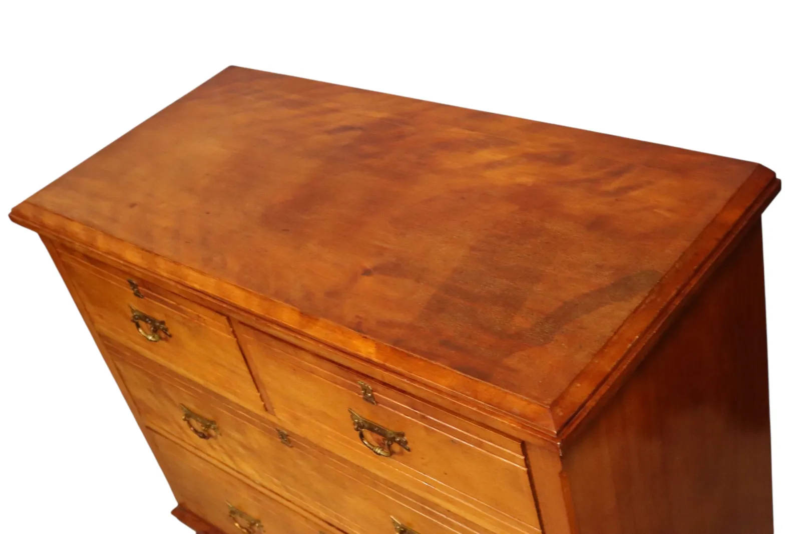 photo buy Antique Edwardian Satin Walnut Chest Of Drawers