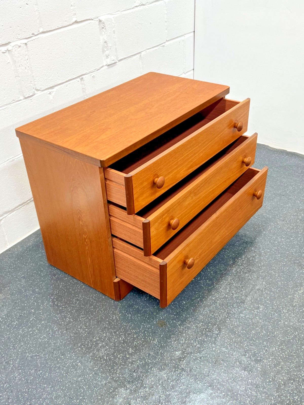 Midcentury Stagg Chest Of Drawers Vintage Teak (Delivery Available) photo vintage