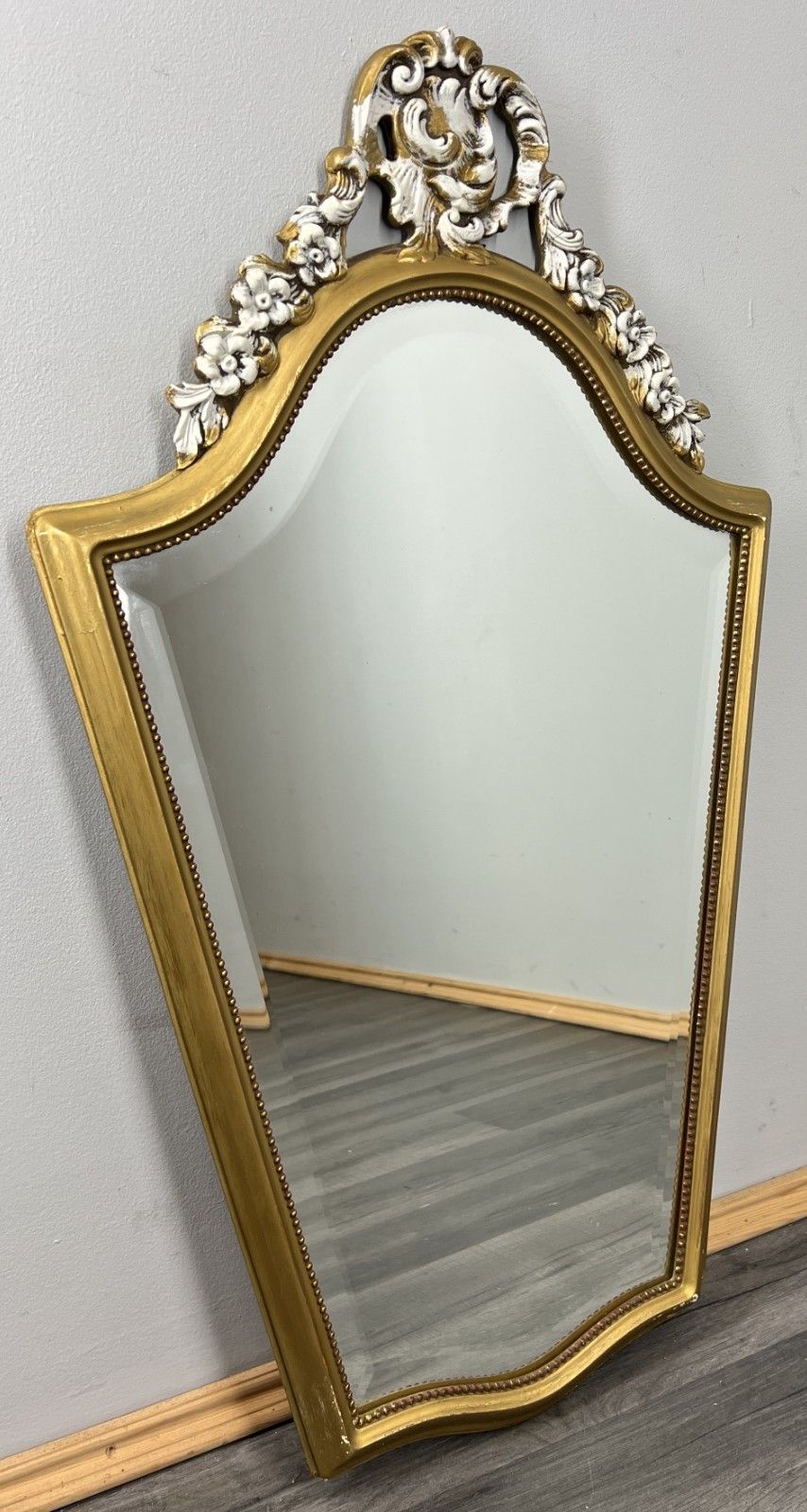 Mirror Vintage French Gilt Wall Mirror Ornate Wall Mirror Lot 4714 photo furniture