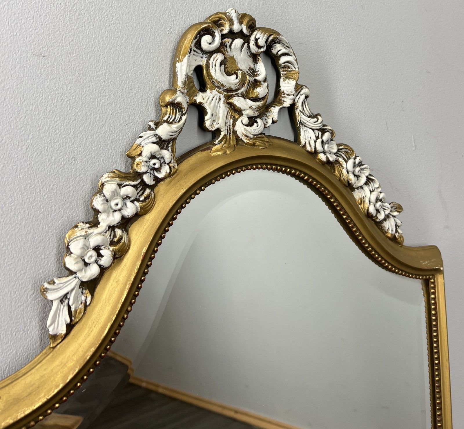 Mirror Vintage French Gilt Wall Mirror Ornate Wall Mirror Lot 4714 photo for sale