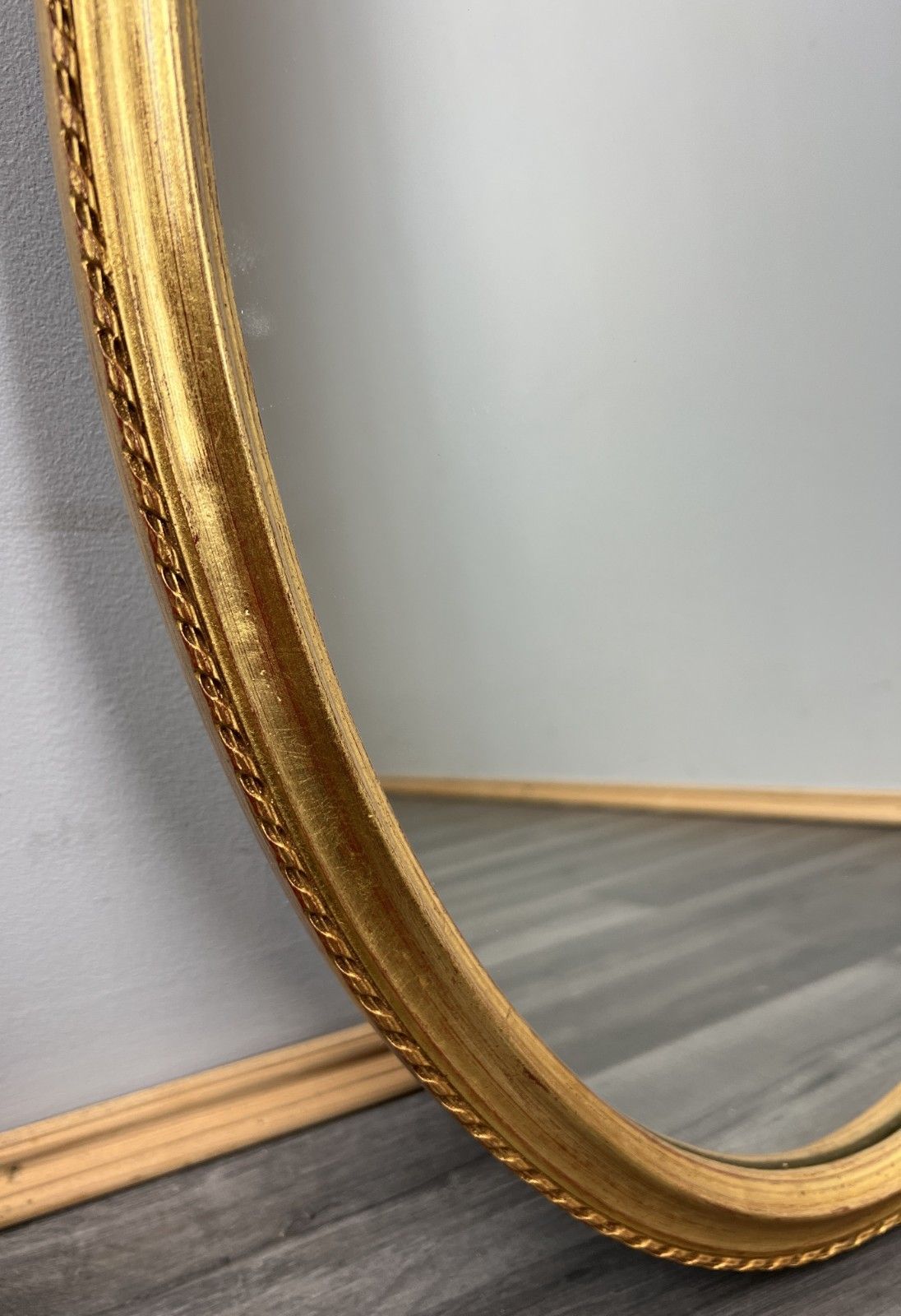 Mirror Vintage French Ornate Wall Mirror Gold Finish Wall Decor Lot 4713 photo 189.0