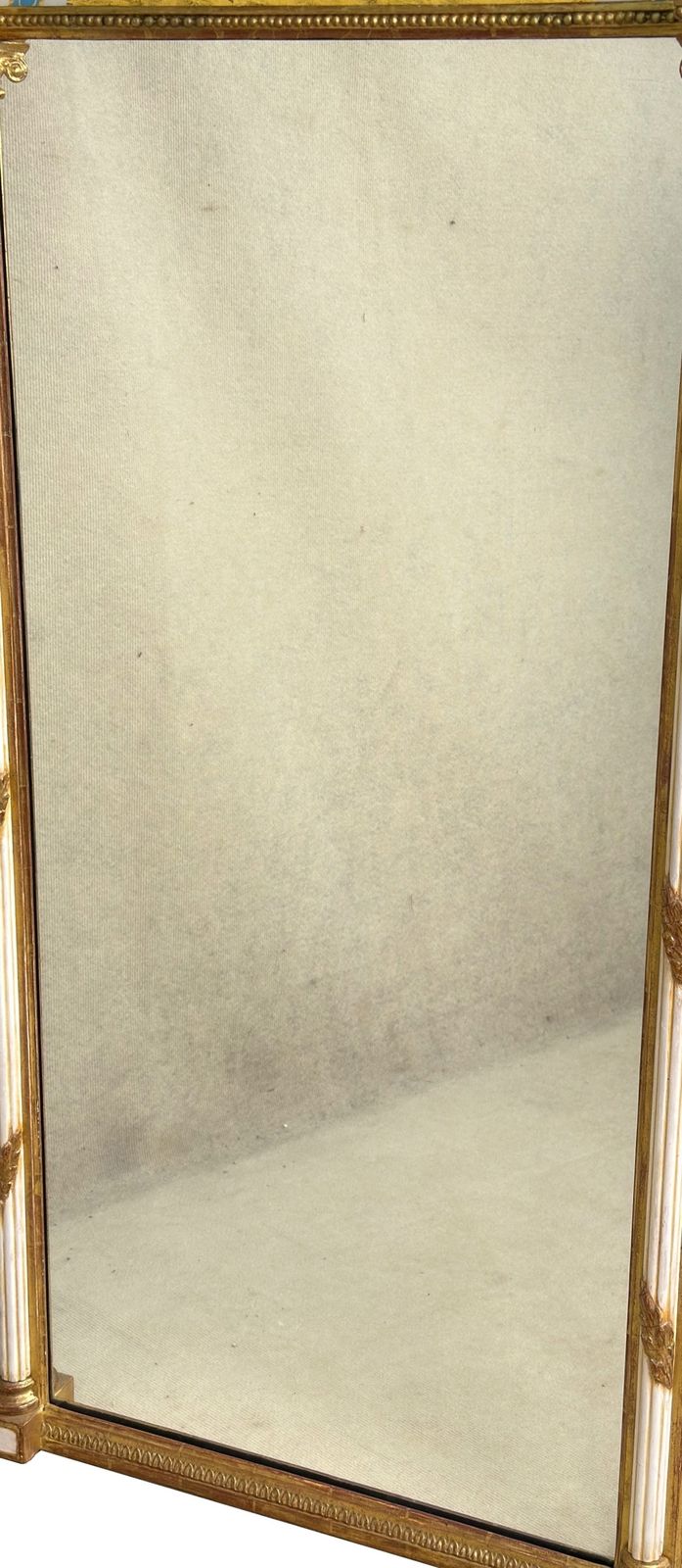 Pair Of Early 19th Century Painted & Gilded Pier Mirrors (England, Circa 1820) photo Home Decor