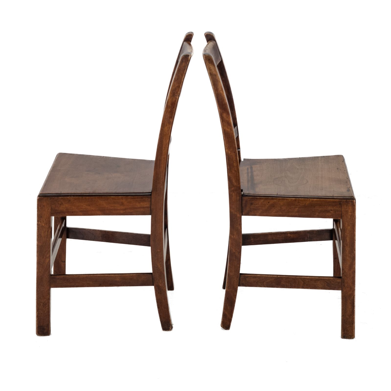 Pair Of Early 19th Century English Elm Country Chairs, Circa 1800–1820 (Georgian, George III) photo vintage