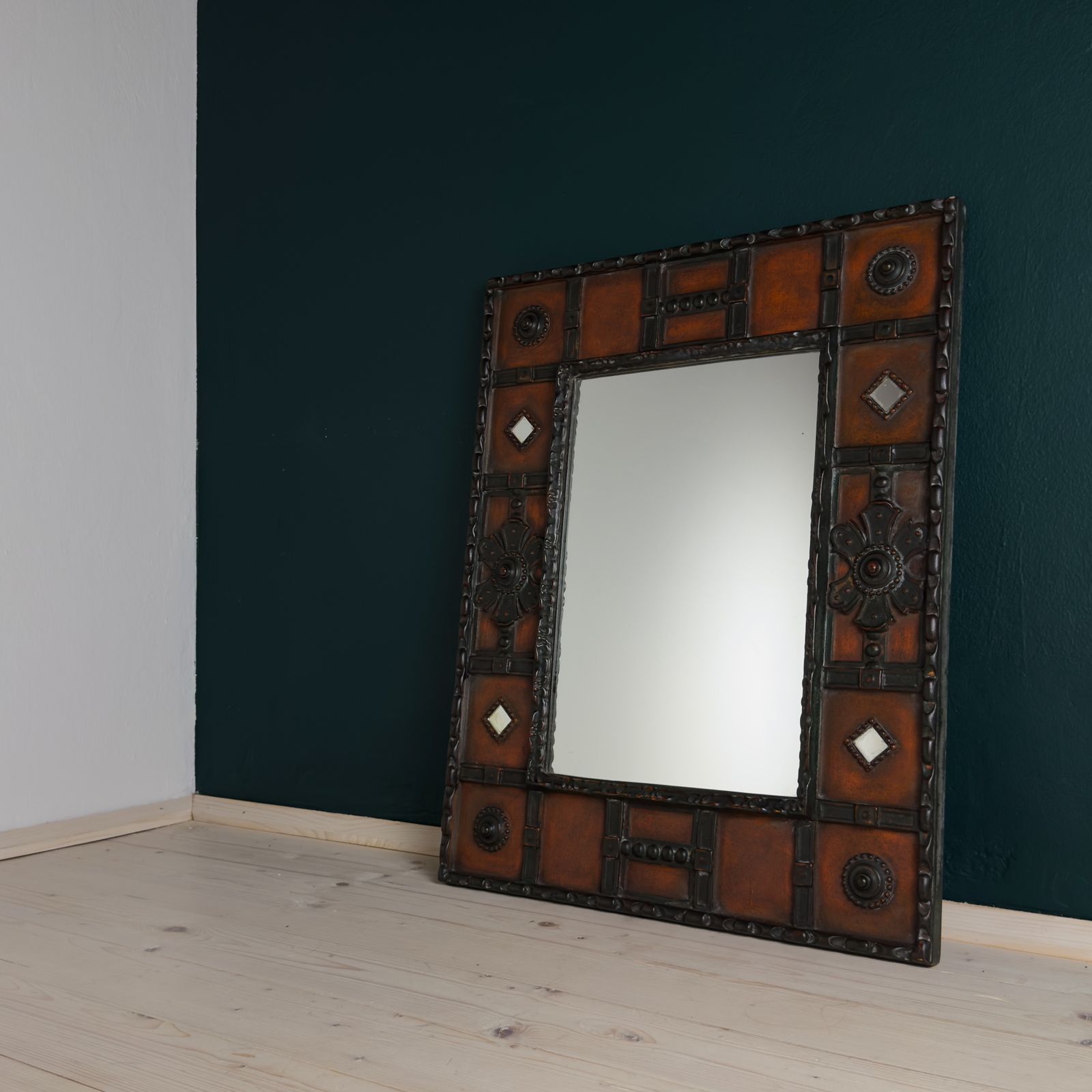 Vintage Wall Mirror By Palladio, Italy, 1960s photo vinterior