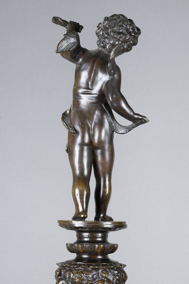 Home Decor Pair Of Landiers' Andirons In The Renaissance Style photo