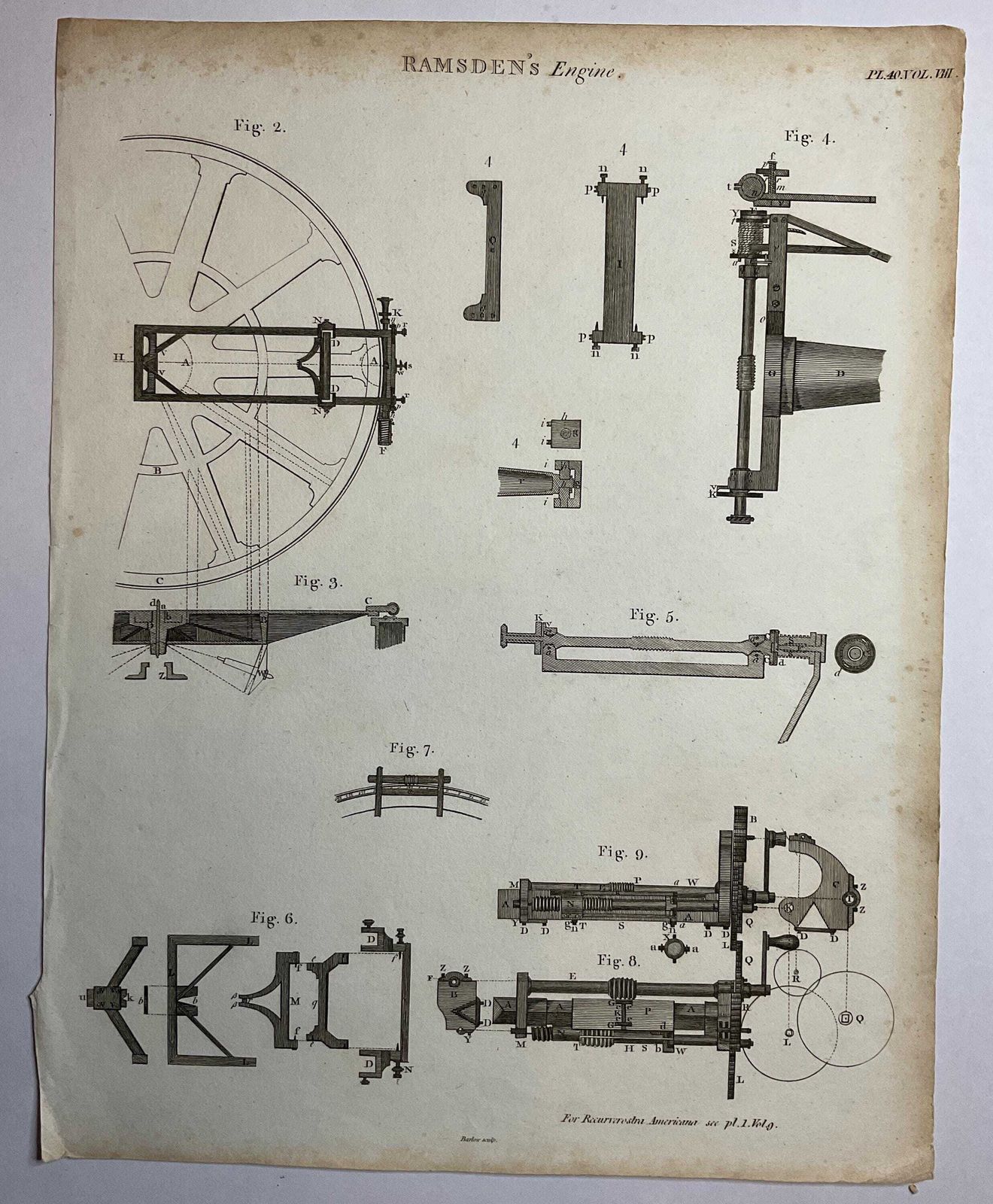 Antique Original Set Of 9 Georgian Book Plates. photo 160.0