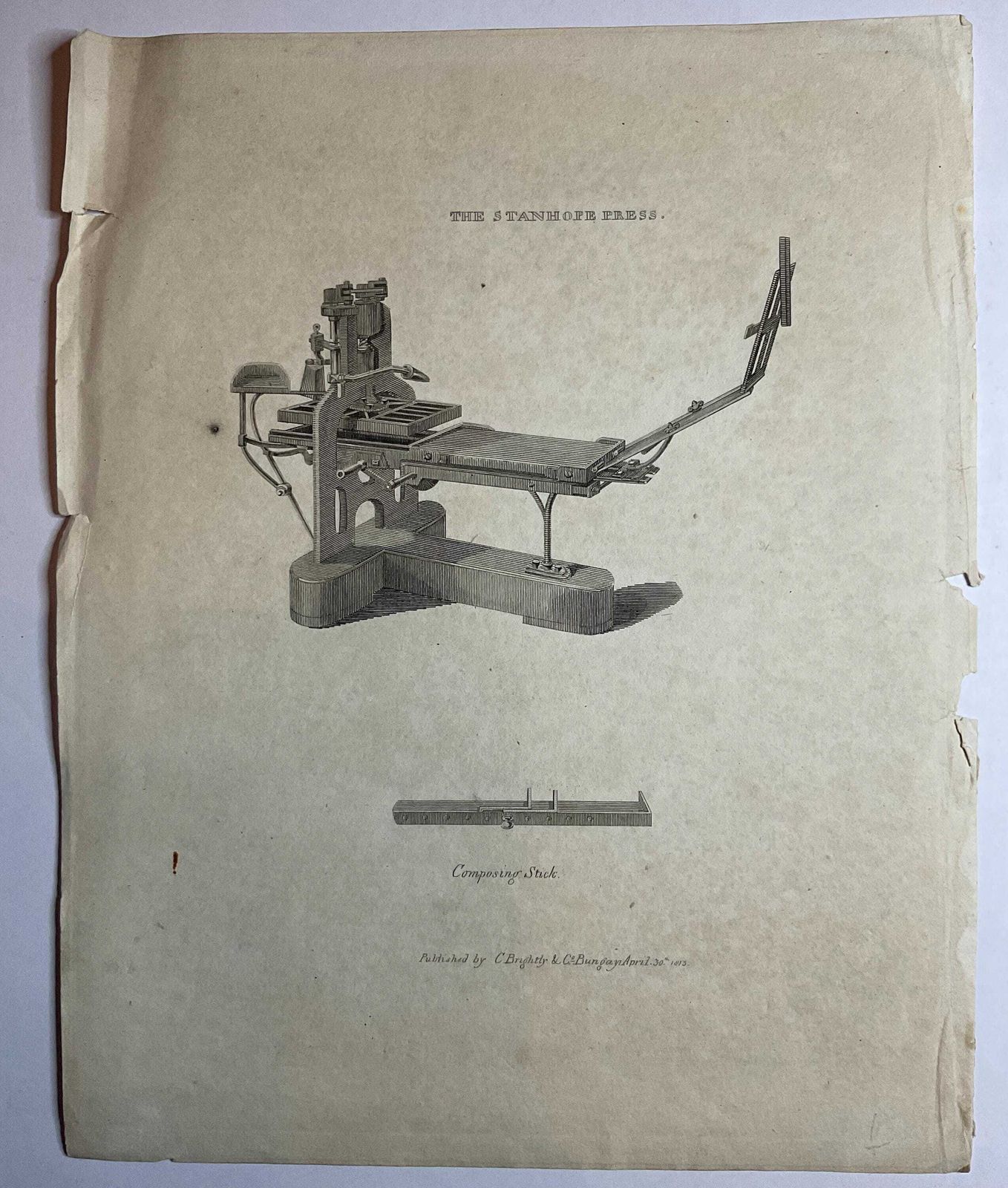 photo for sale Antique Original Set Of 9 Georgian Book Plates.