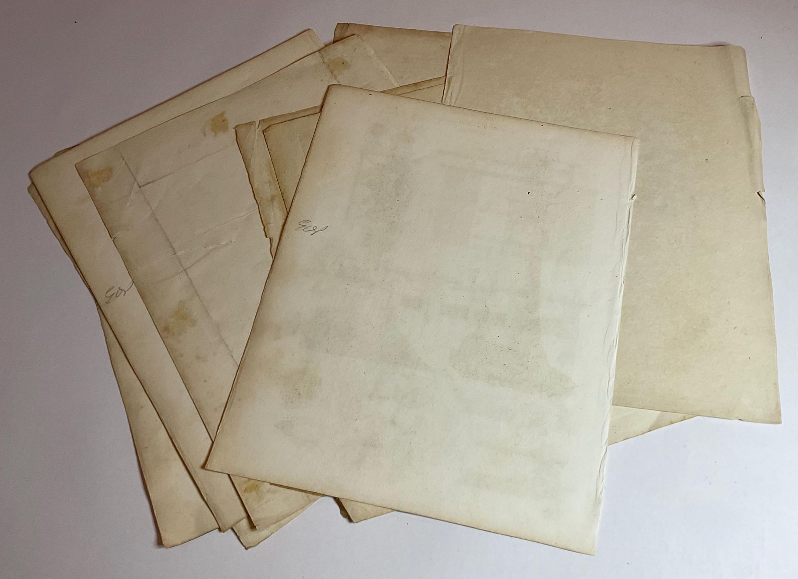 160.0 Antique Original Set Of 9 Georgian Book Plates. photo