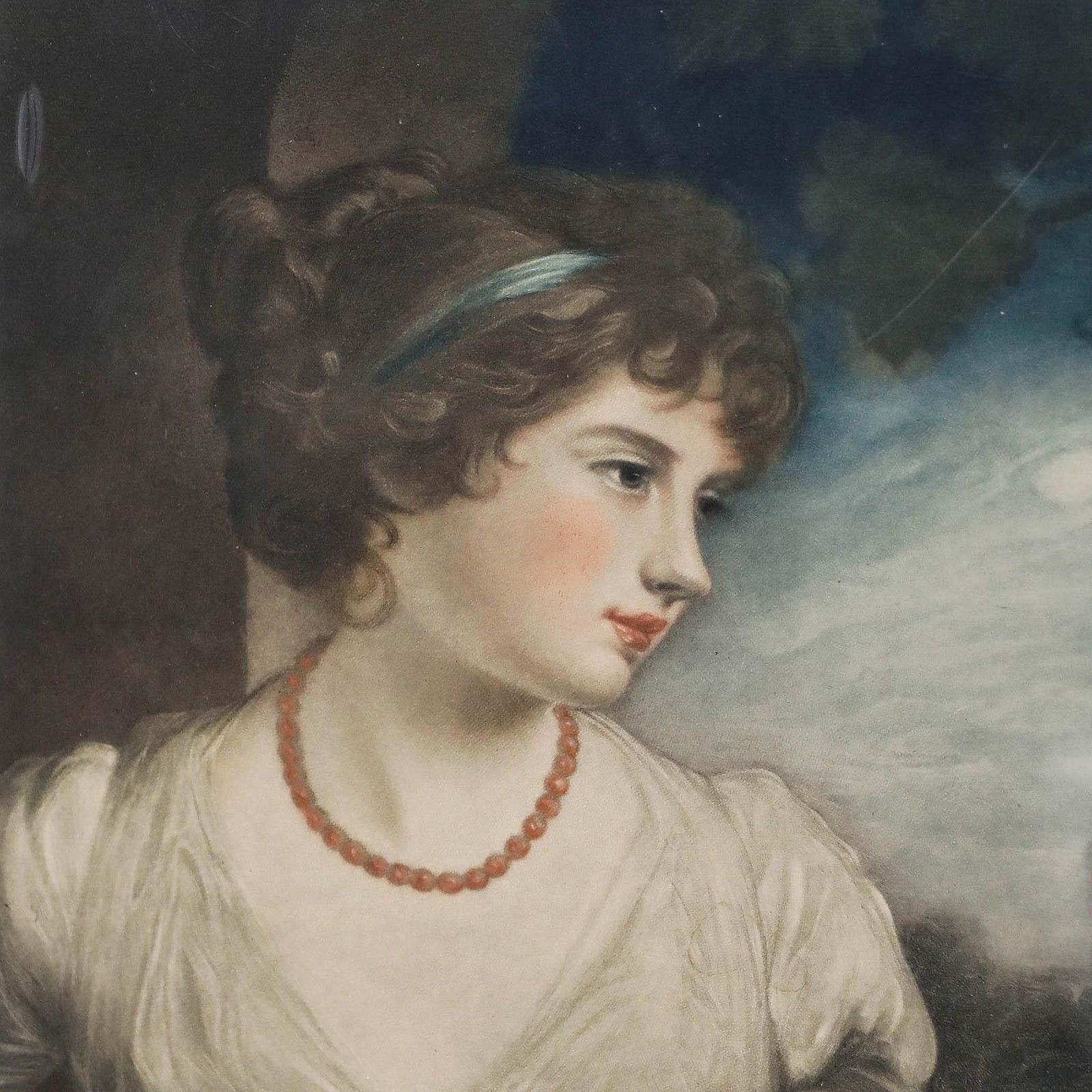 F. Miller After J. Hoppner 1905 Mezzotint, Jane Harley, Countess Of Oxford photo Art