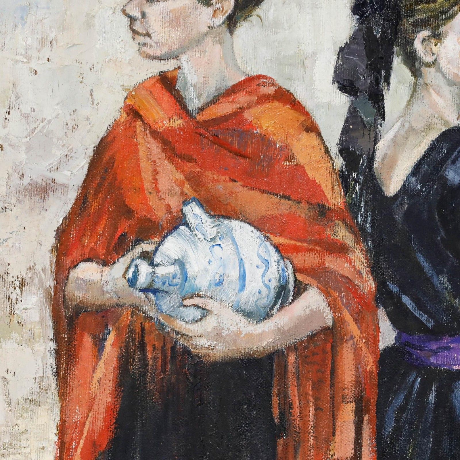 Joanne Thomson (1935 2024) 1986 Oil, Dancers photo Art