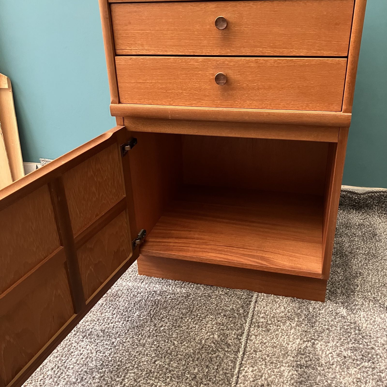 A Nathan Squares Mid Century Cabinet Made By Parker Knoll photo furniture