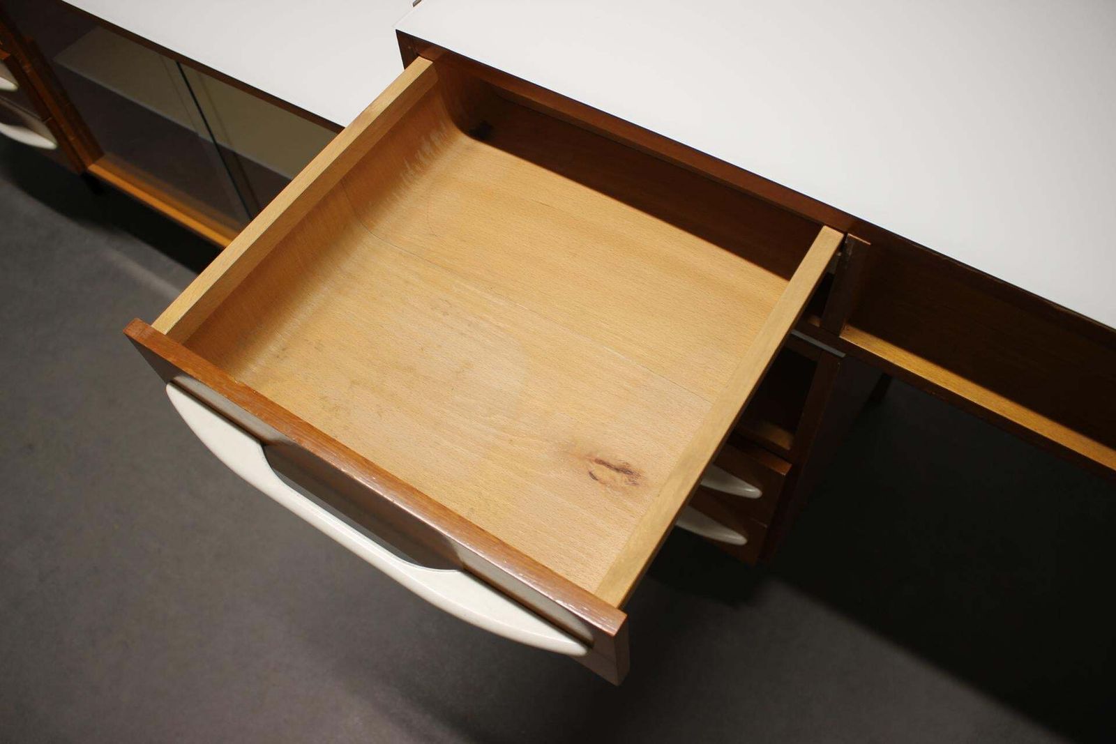 Mid Century Modular Desk And Storage Unit By Mojmír Požár, Up Závody, 1960s photo vinterior