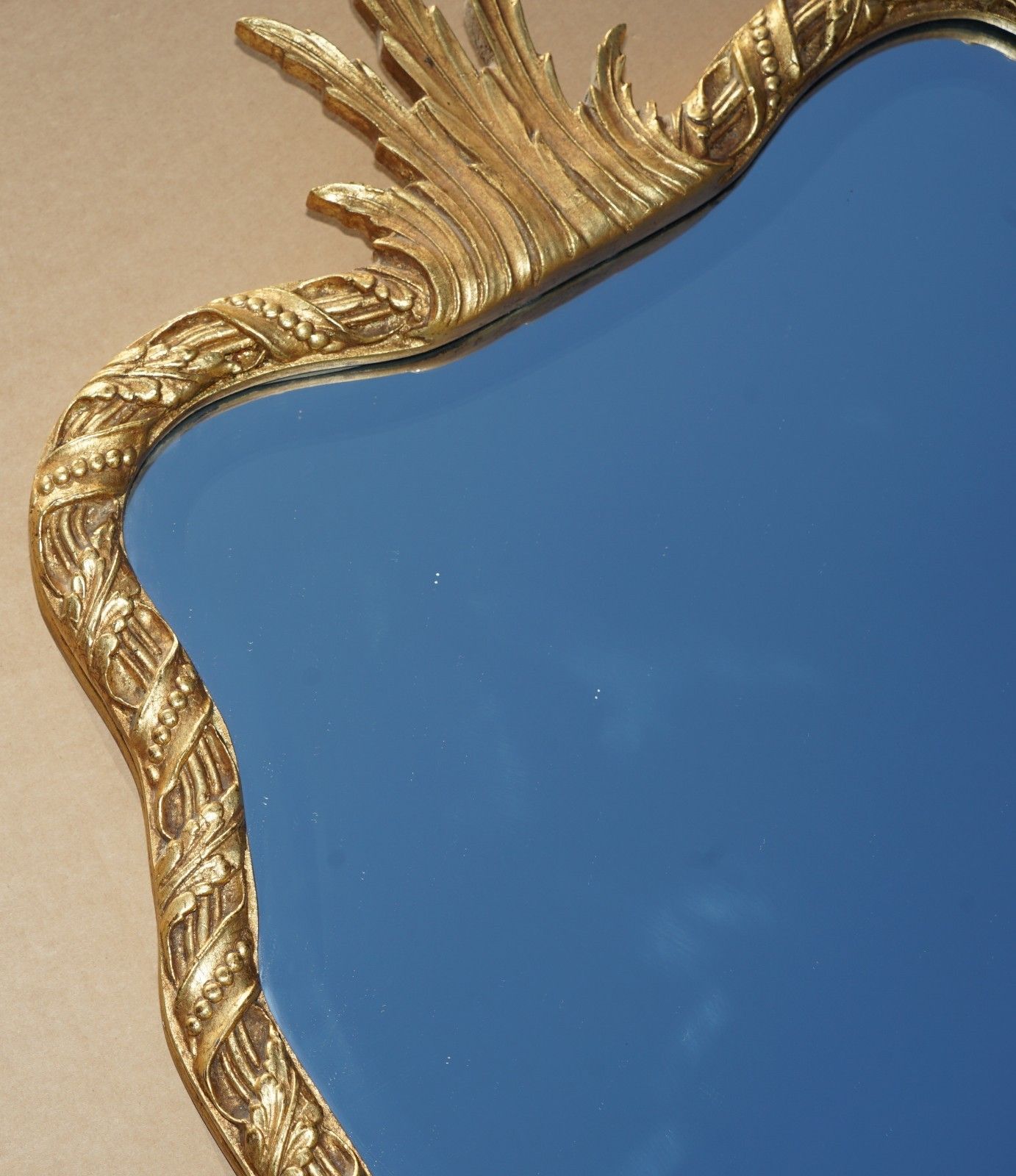 Home Decor Friedman Brothers XVII Century Style The Lady Oglethorpe Beveled Wall Mirror photo