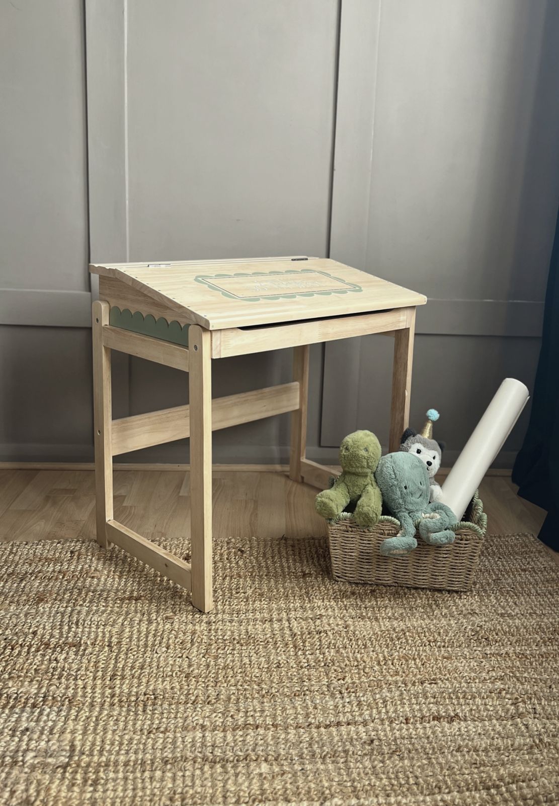 The 'I Will Do My Best' Handpainted Childrens Desk