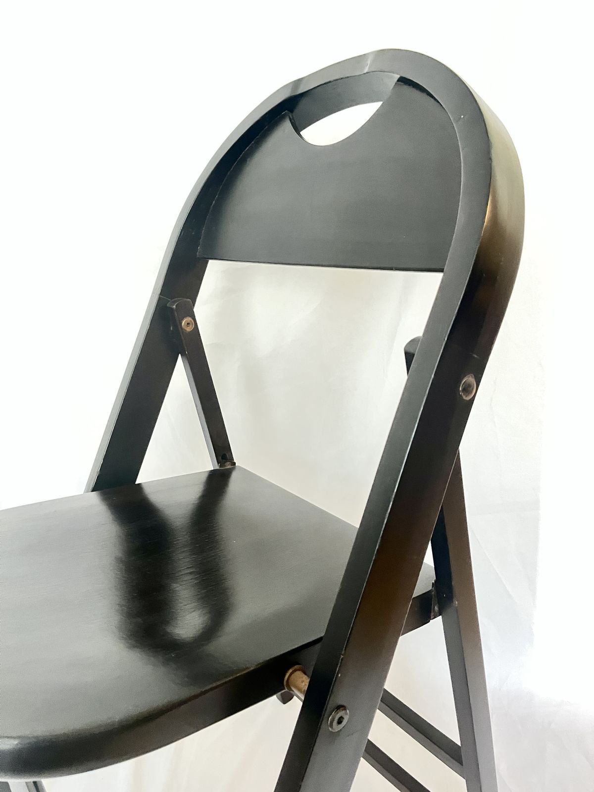 Vintage 6x Tric Folding Chair By Achille & Pier Giacomo Castiglioni For Bernini, Italy, 1960s photo for sale