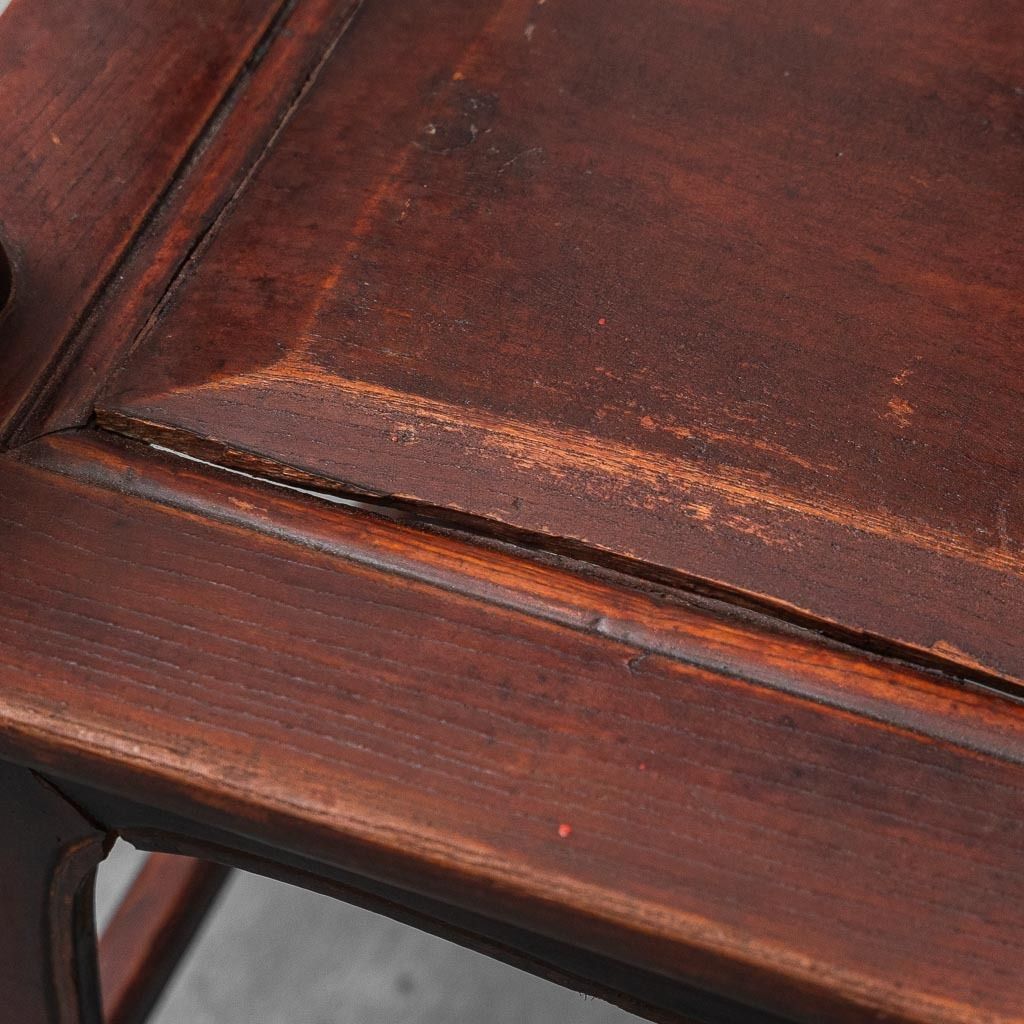photo for sale Ming Dynasty Style Wooden Chair With Armrests, China, 19th Century