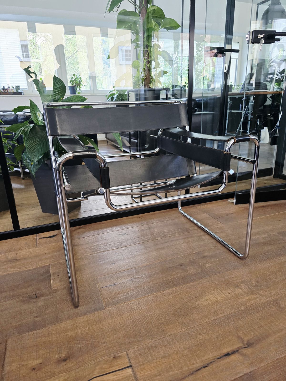 Furniture 60s Wassily Chair By Marcel Breuer For Gavina (Original) photo