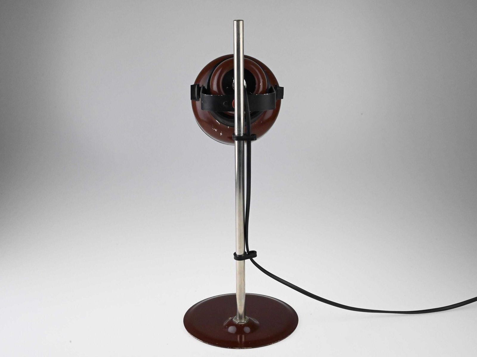 Vintage Brown Table Lamp By Elekrofem, Hungarian Lamp, Industrial Desk Lamp, Industrial Lamp, Desk Lamp, Brown Lamp, Table Lamp, Retro Lamp photo Lighting
