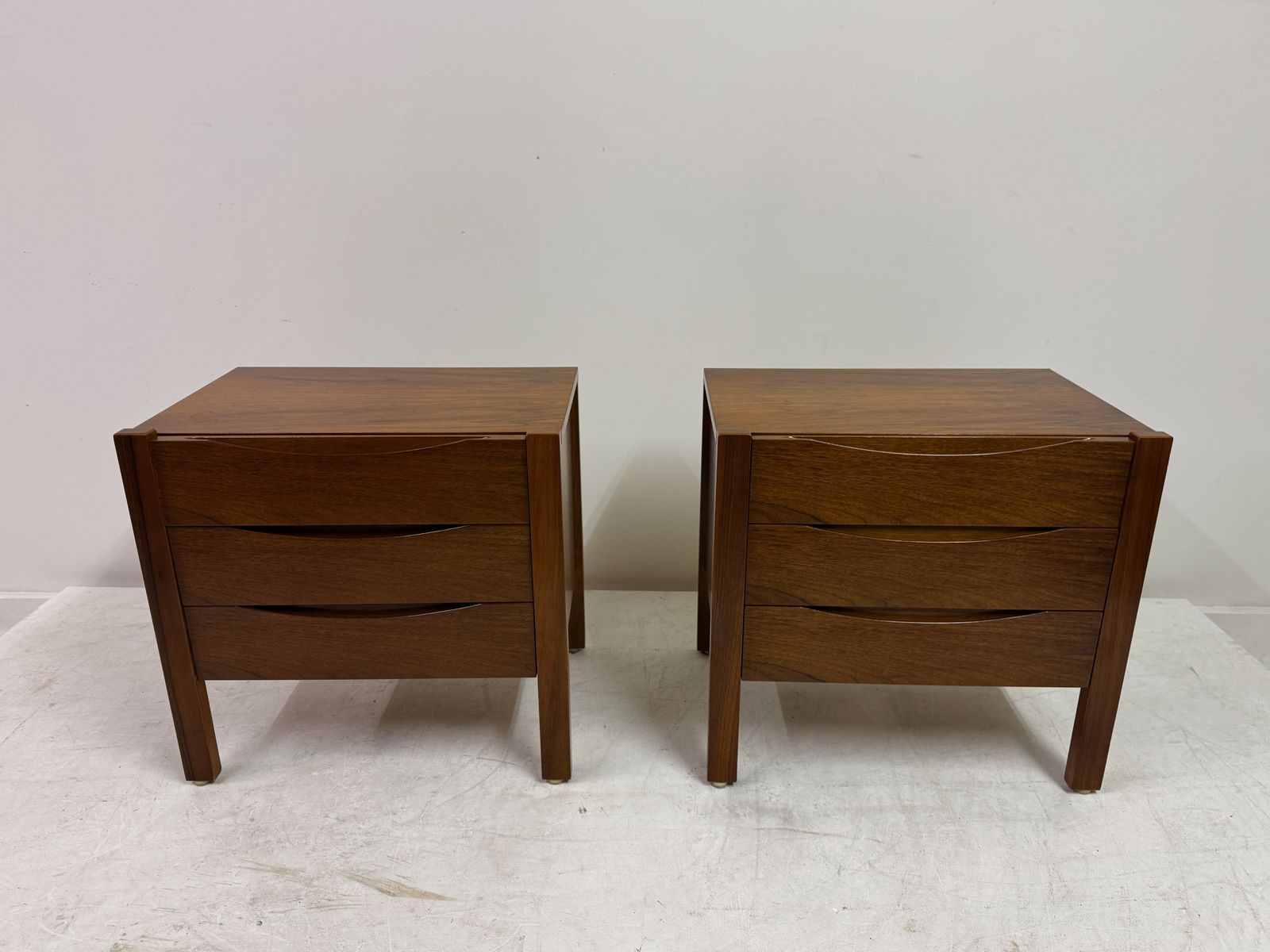 Pair Of Walnut Bedside Tables By Franz Xaver Sproll photo 1295.0