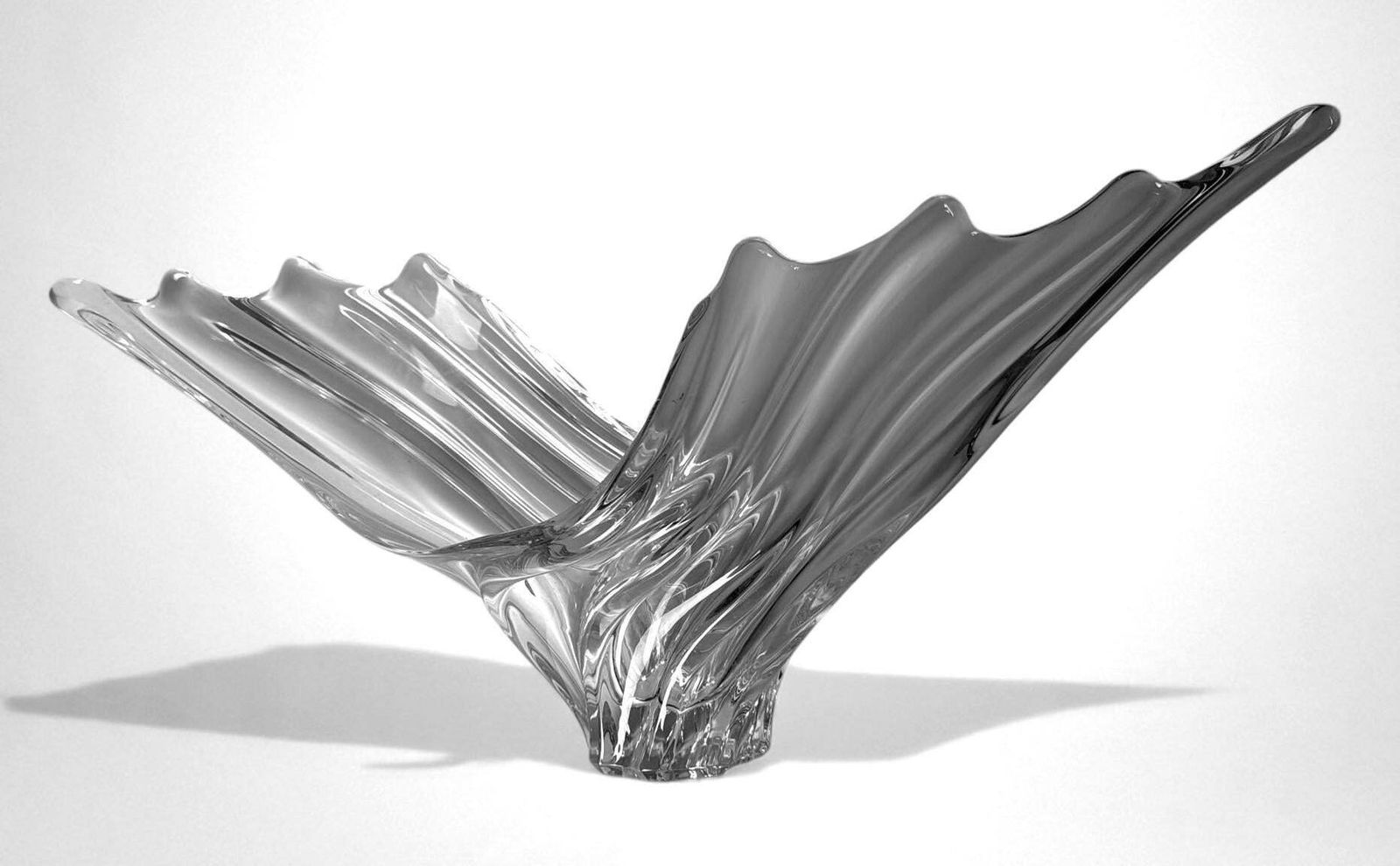 Art Deco French Crystal Centerpiece, Produced In The Vannes Le Châtel Area photo buy