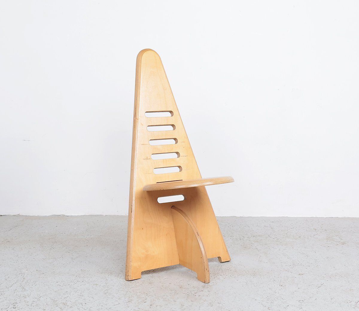 Lundi Sit Adjustable Wooden Chairs, 1980s, Set Of 2 photo vintage