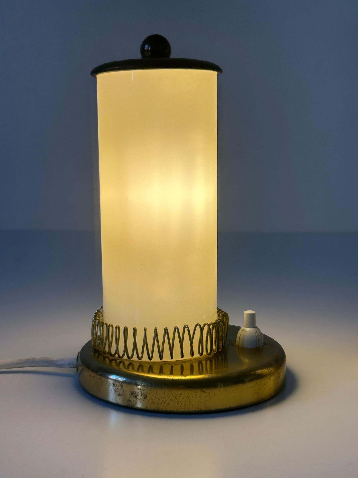 Set Of Two Lovely Mid Century Modern Bedside Table Lamps Germany 1950s photo 1771.0